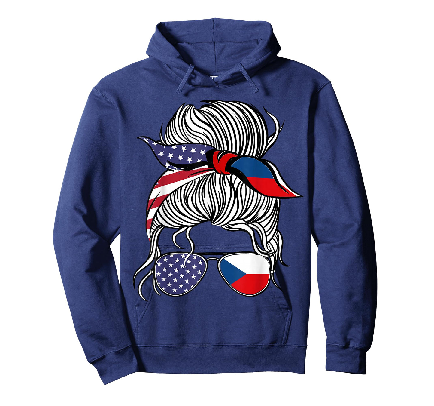 American Czech Patriot Flag Women Girl Czechia Grown T-Shirt