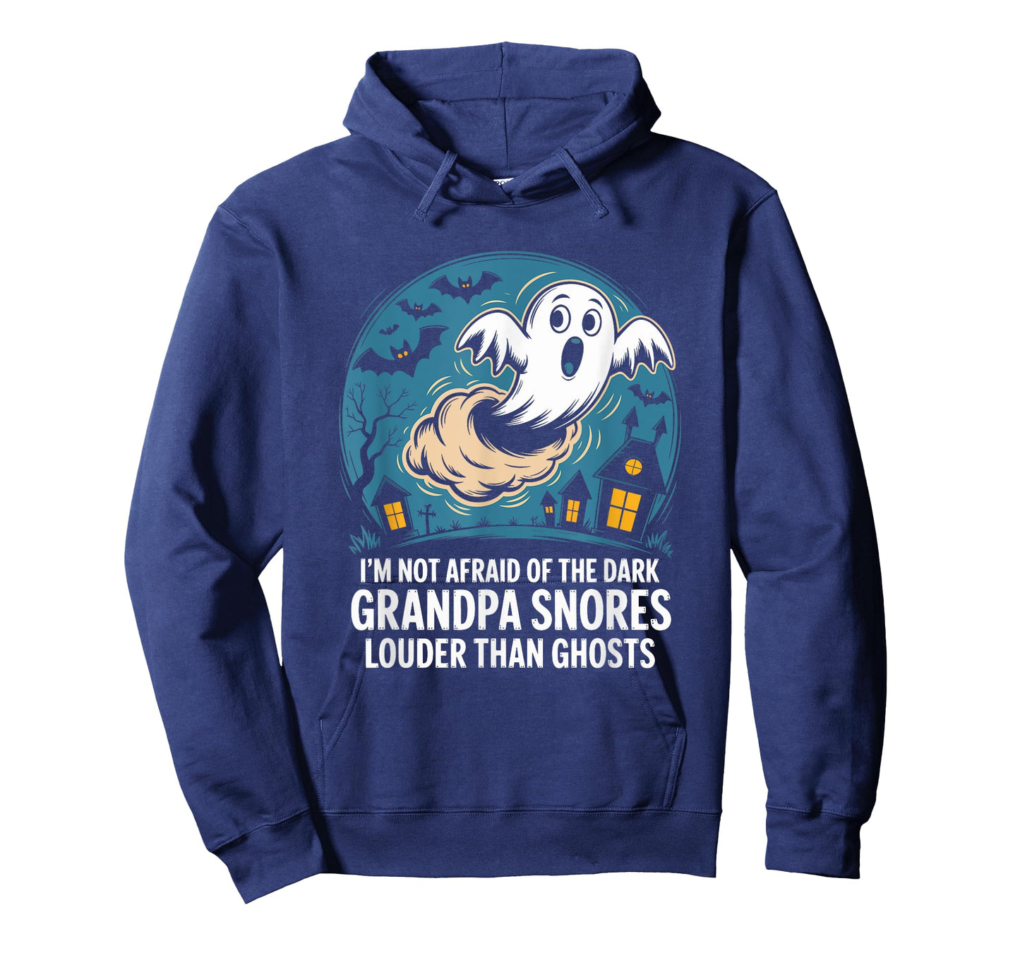 Grandpa Snores Louder Than Ghosts' Grandkids Halloween T-Shirt