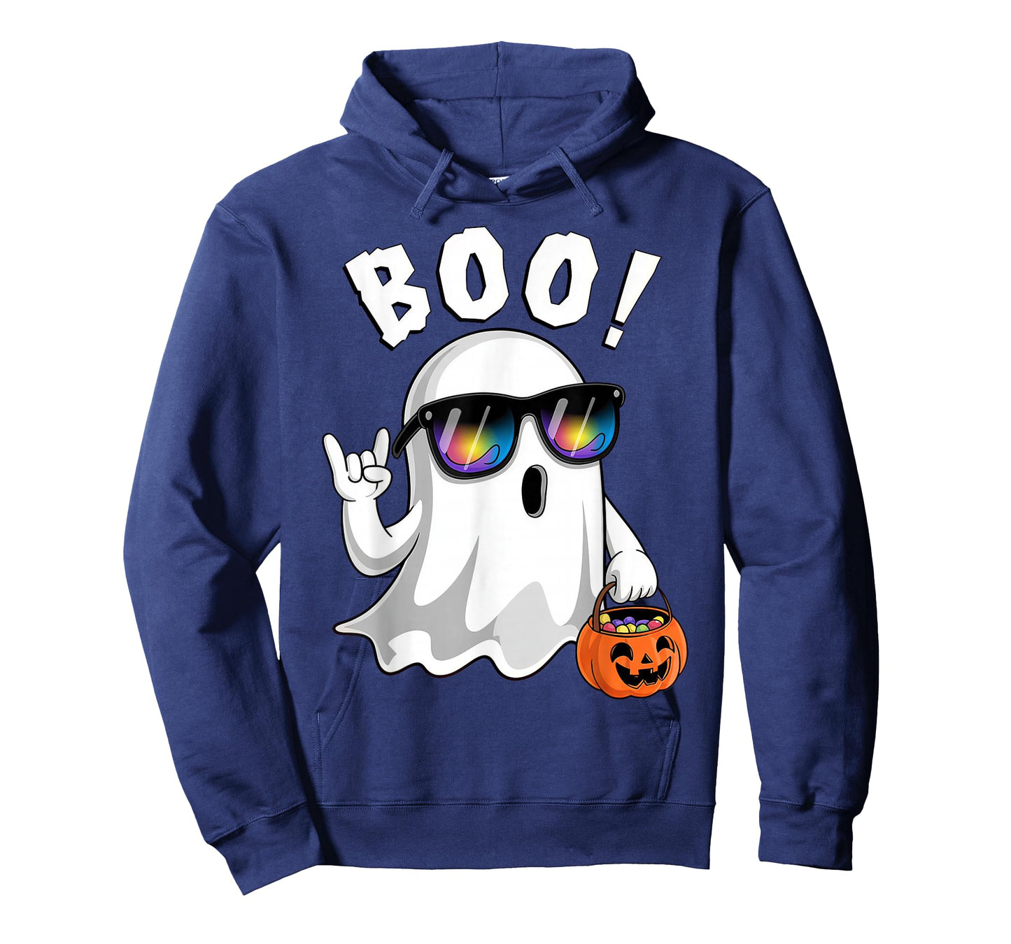 Rock Ghost Retro Halloween T-Shirt