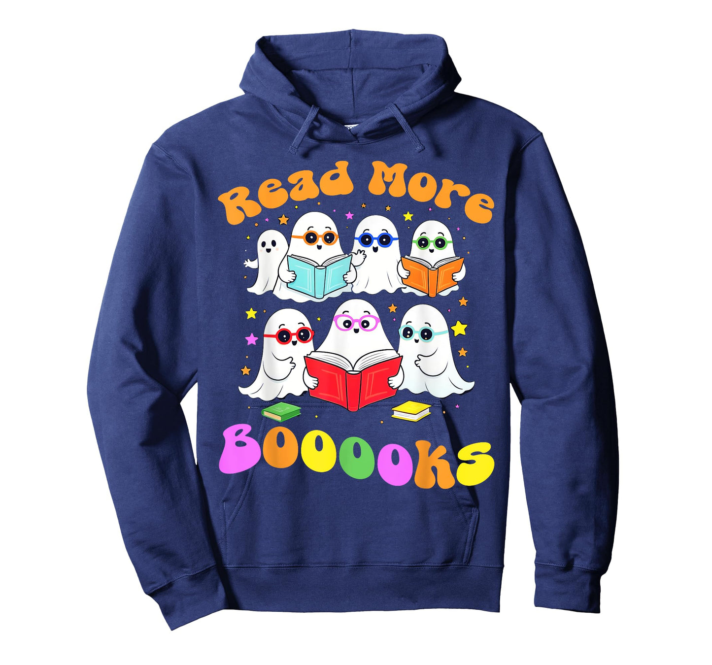 Read More Books Ghost Book Halloween Boooooks Teacher Kids T-Shirt