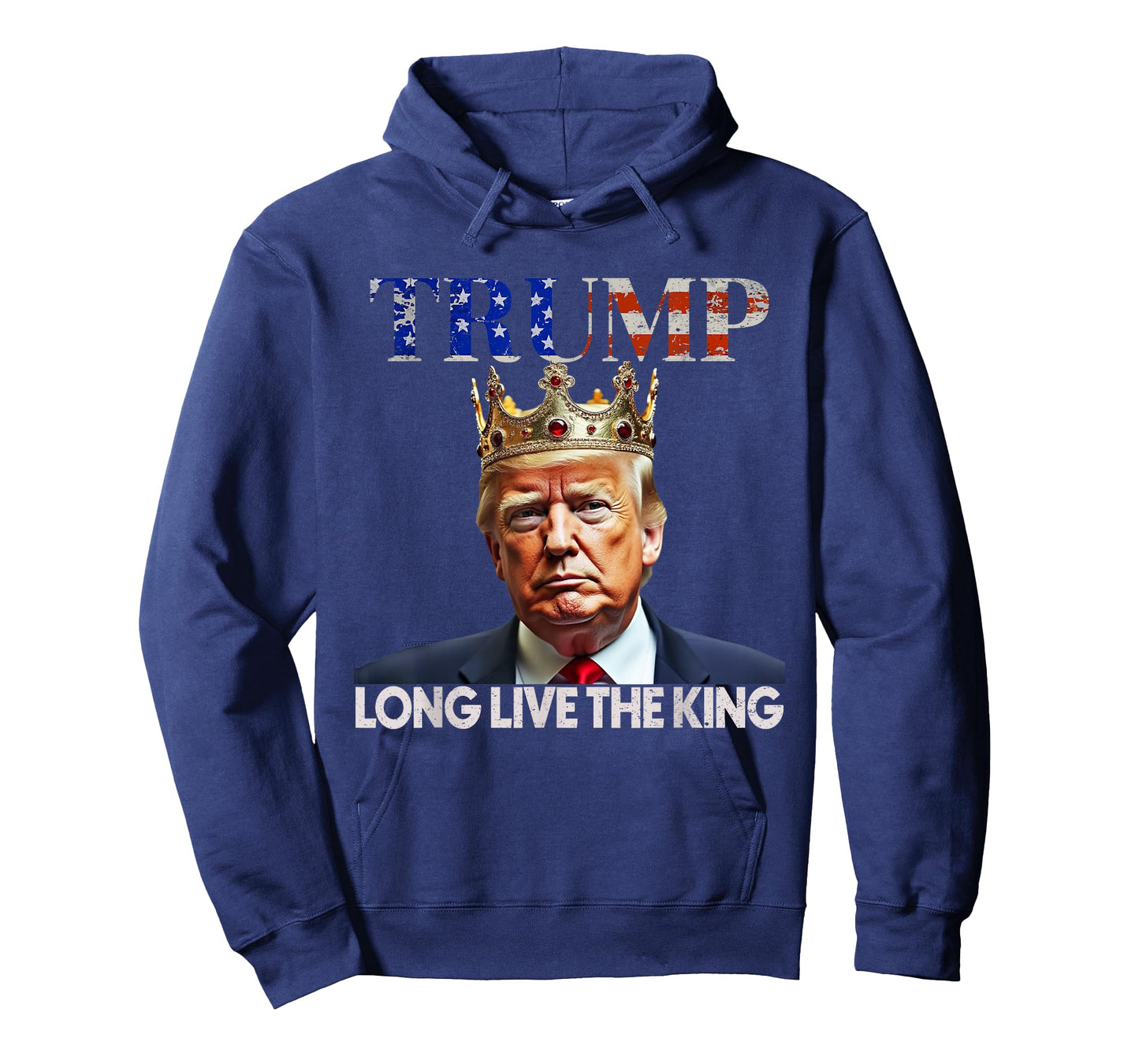 Long Live The King Vintage Retro Trump Portrait 4th of July T-Shirt