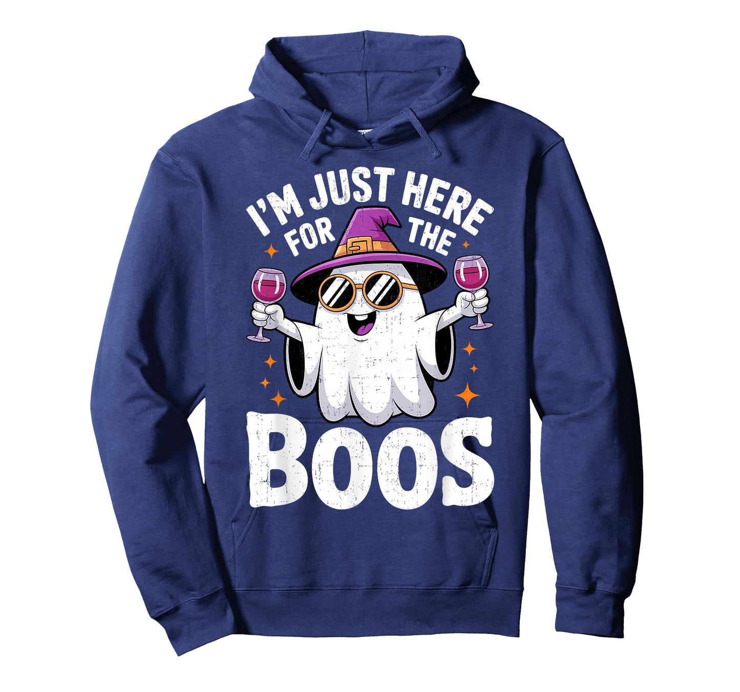 I'm Just Here for The Boos Funny Ghost Halloween Men Women T-Shirt