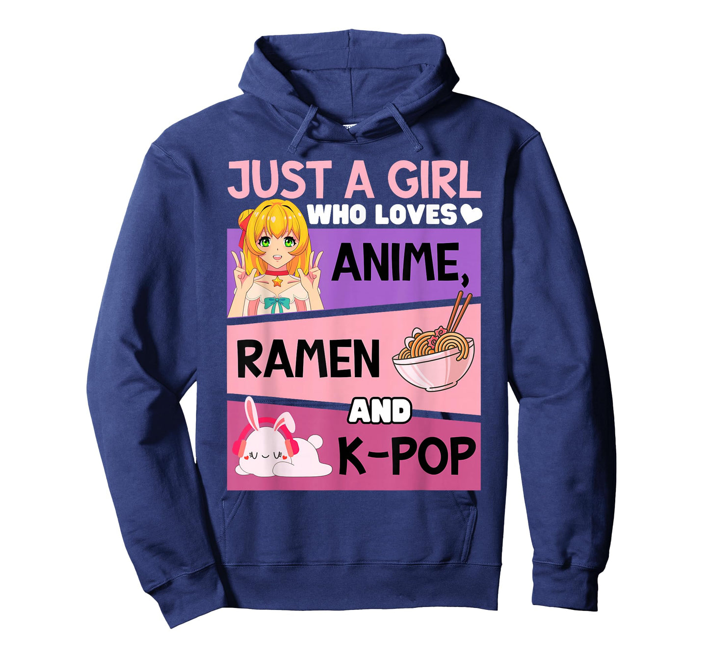 Can't Hear You I'm Listening Kpop Kawaii K-pop Anime Ramen T-Shirt