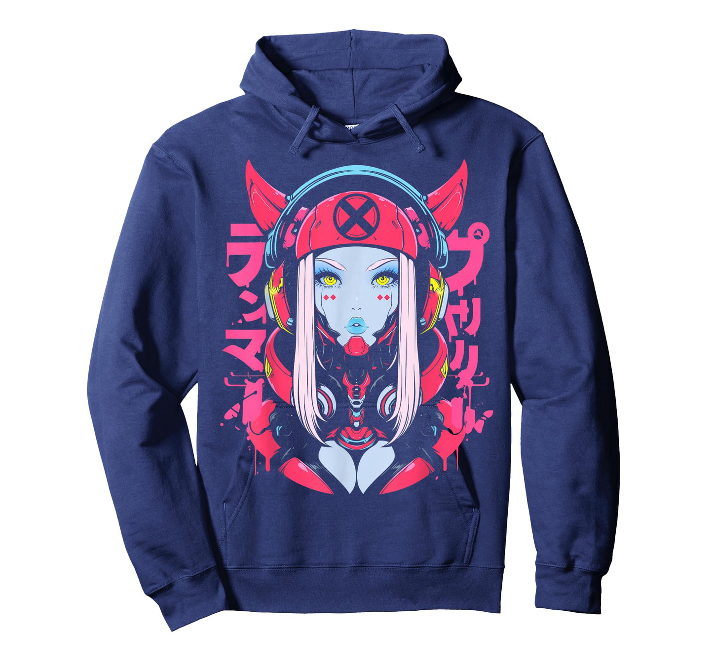 Anime Manga Cyberpunk Aesthetic Techwear Harajuku Waifu T-Shirt