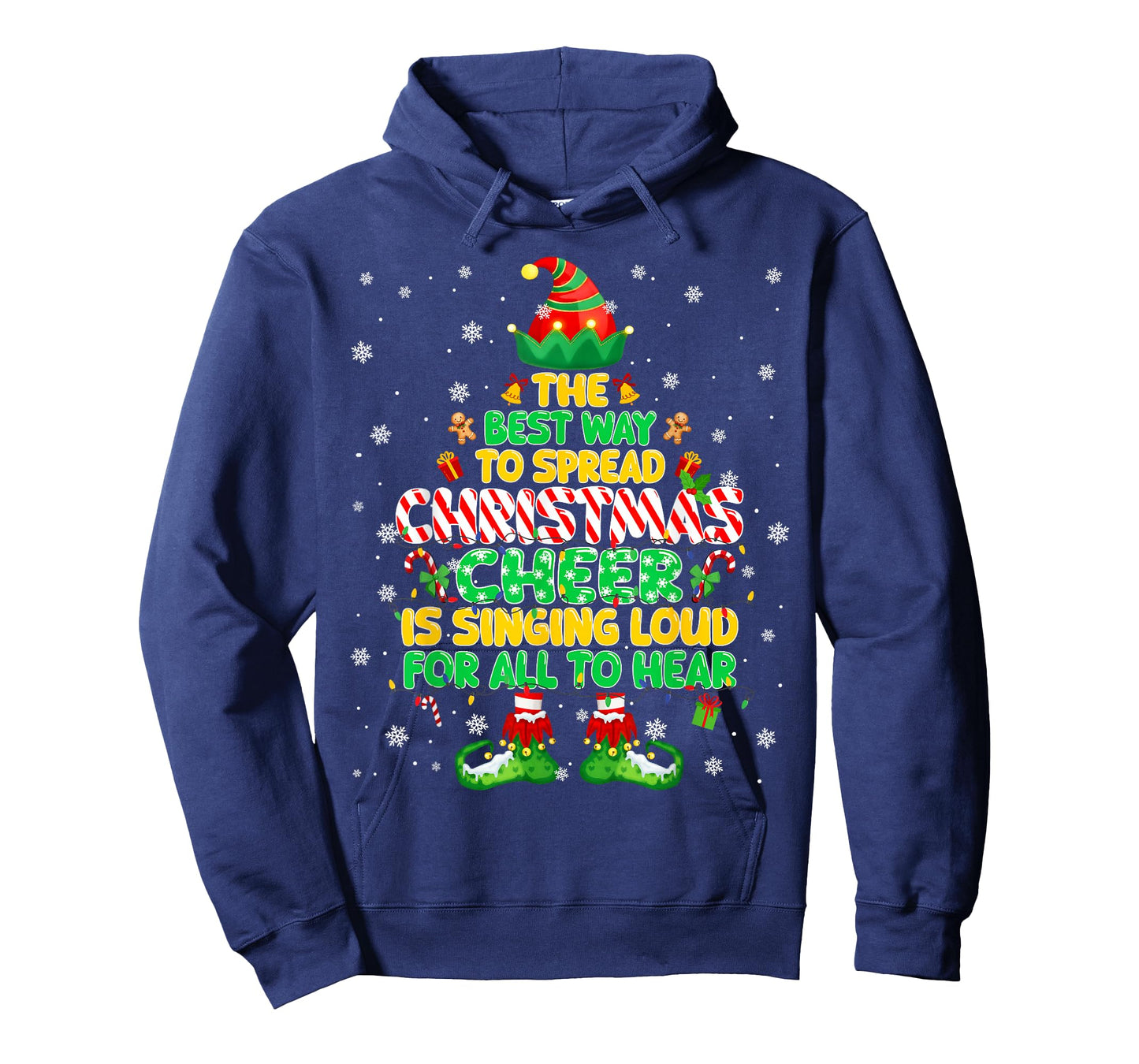 The Best Way to Spread Christmas Elf Xmas Boys Mens Kids T-Shirt