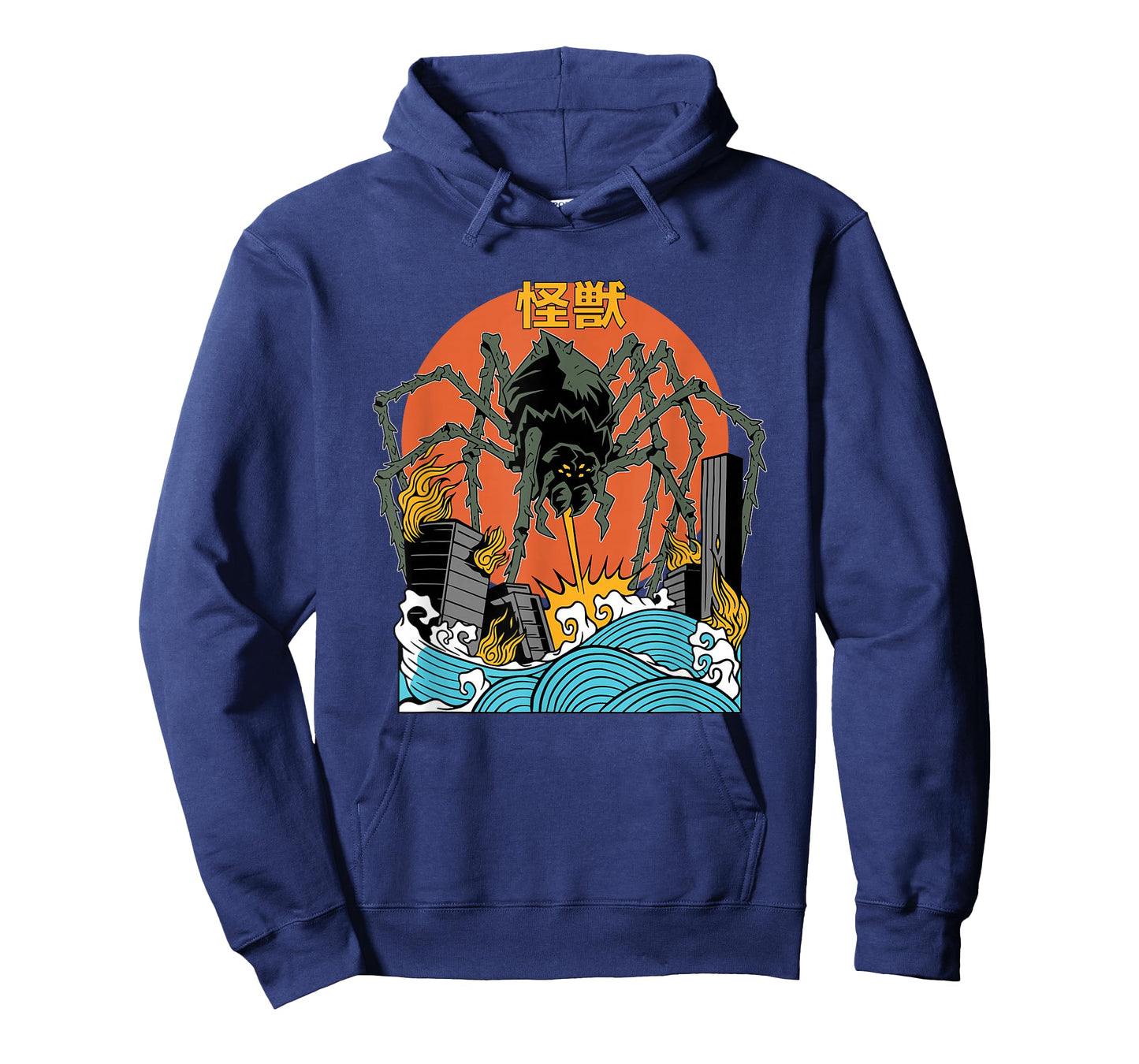 Giant Spider Sunset Japanese T-Shirt