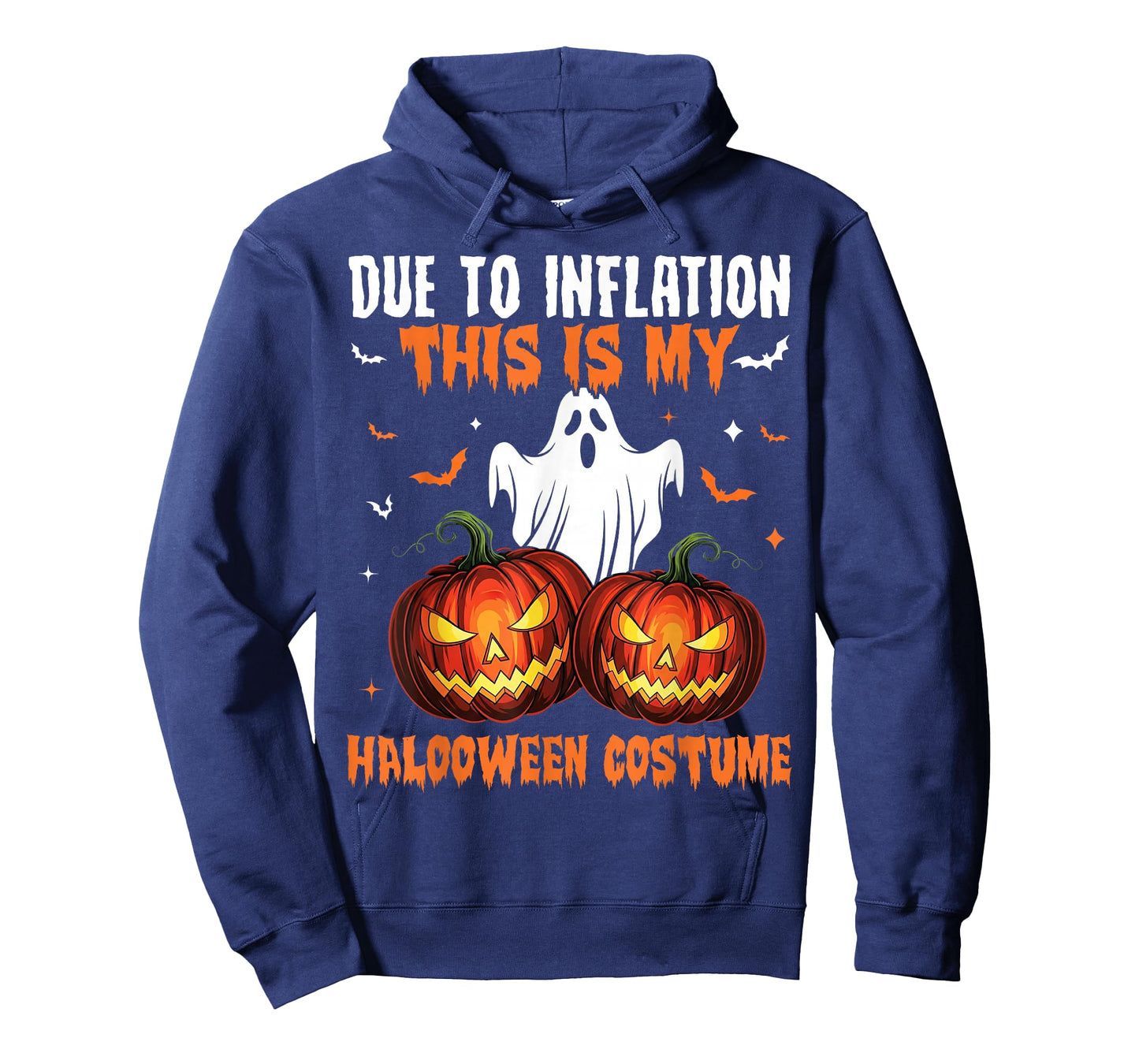 Funny Due to Inflation This is My Halloween Costume Pumpkin T-Shirt