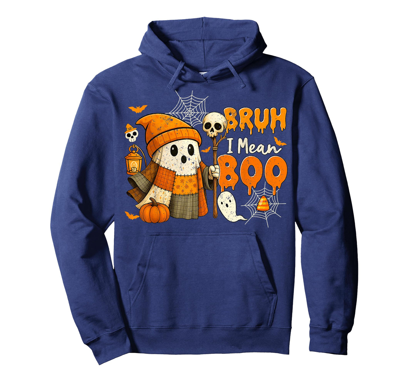 Bruh I Mean Boo Spooky Ghost Costume Funny Trick Or Treat T-Shirt
