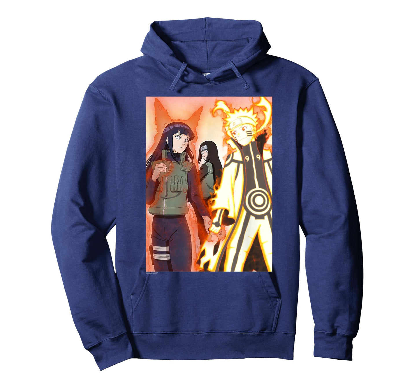 Naruto Shippuden Biju Love Glowing Couple Anime T-Shirt