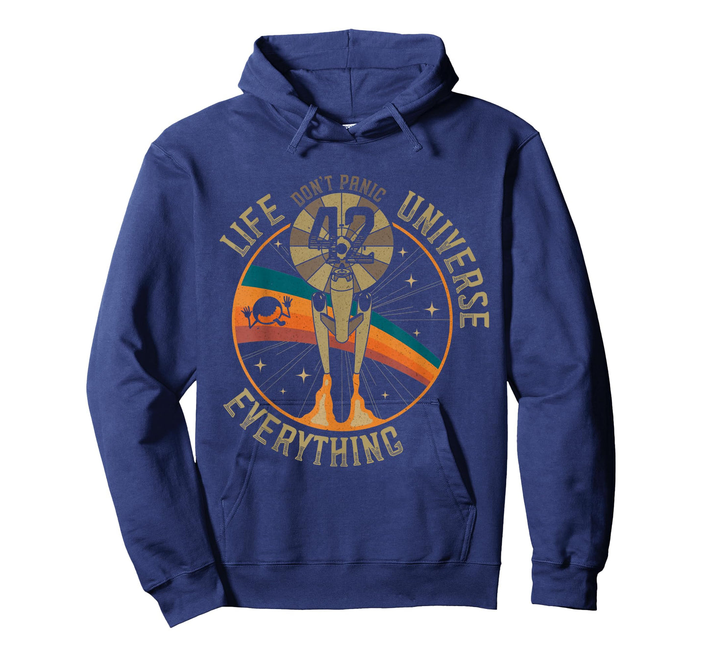Vintage 42 Answer to Life The Universe and Everything Retro T-Shirt
