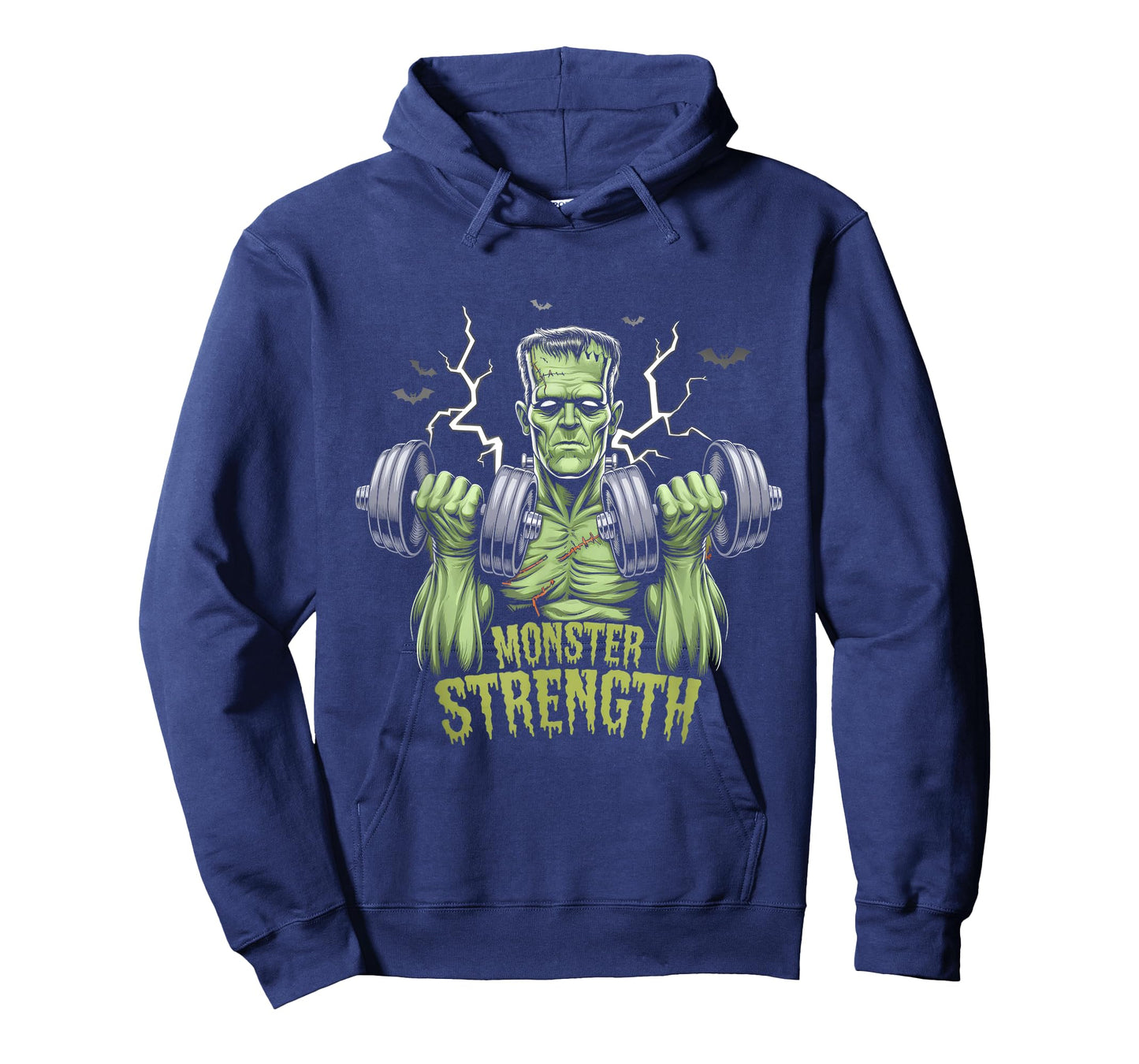 Frankenstein Monster Halloween Gym Workout Strength T-Shirt