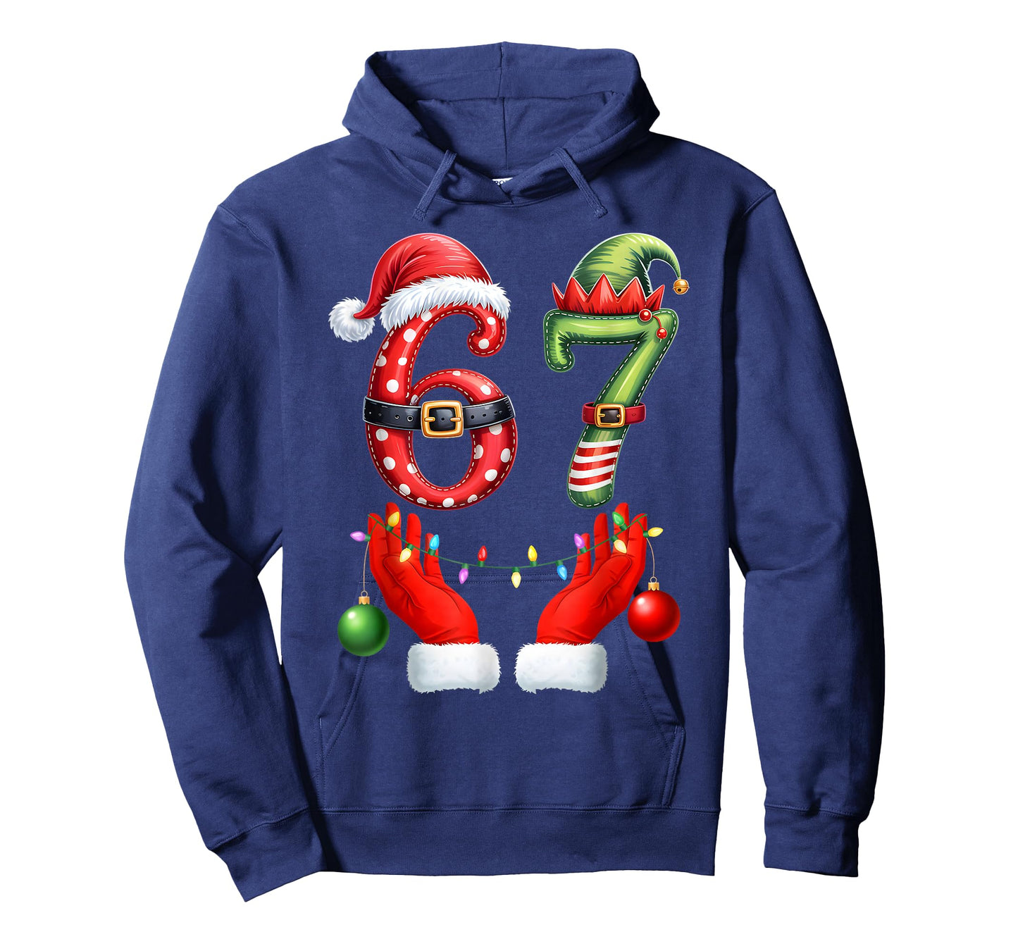 67 Christmas 6 7 Meme Pajamas Holiday Gen Alpha Slang T-Shirt