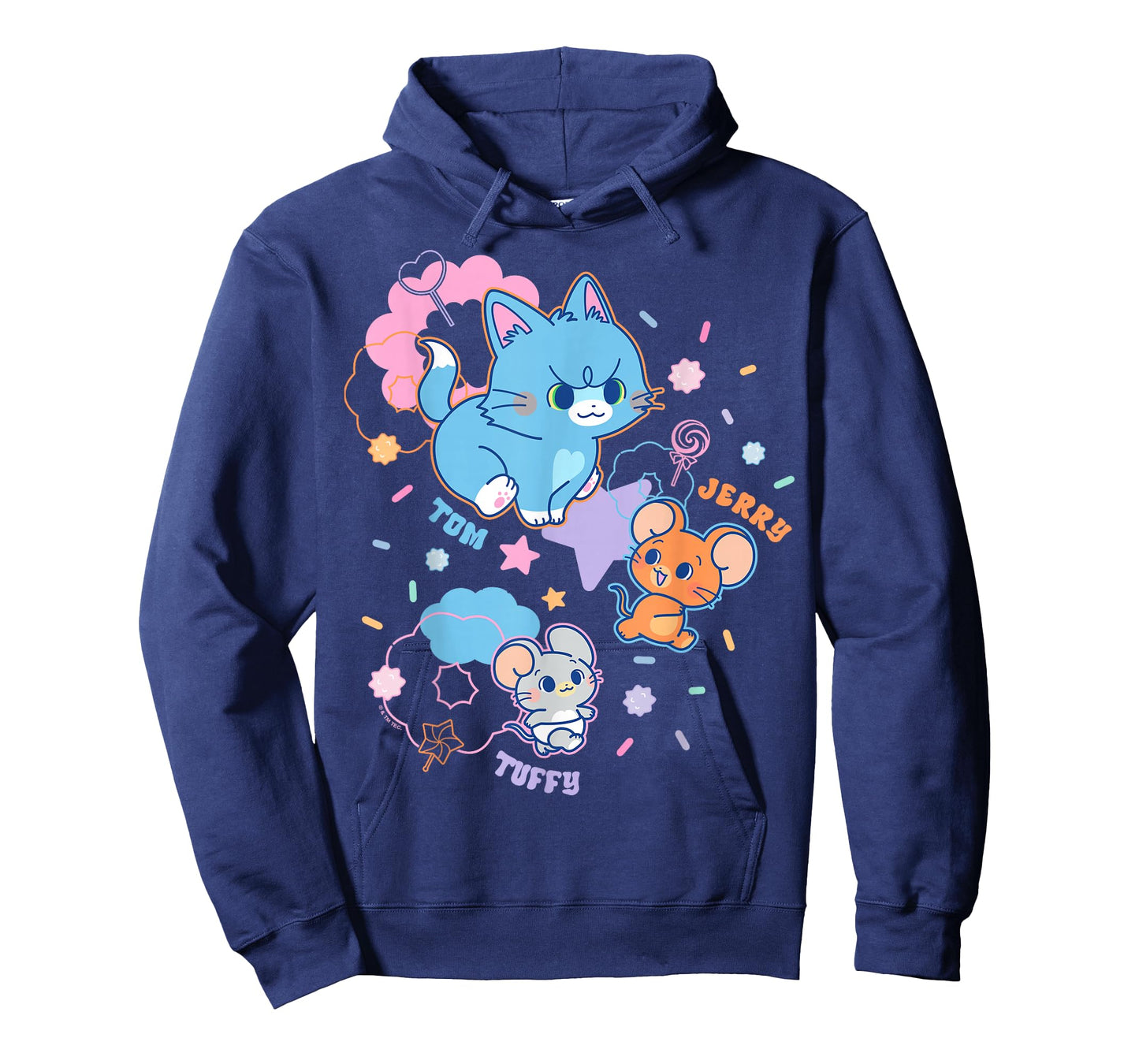 Tom and Jerry Gokko Tom Jerry & Tuffy Cute Chase T-Shirt