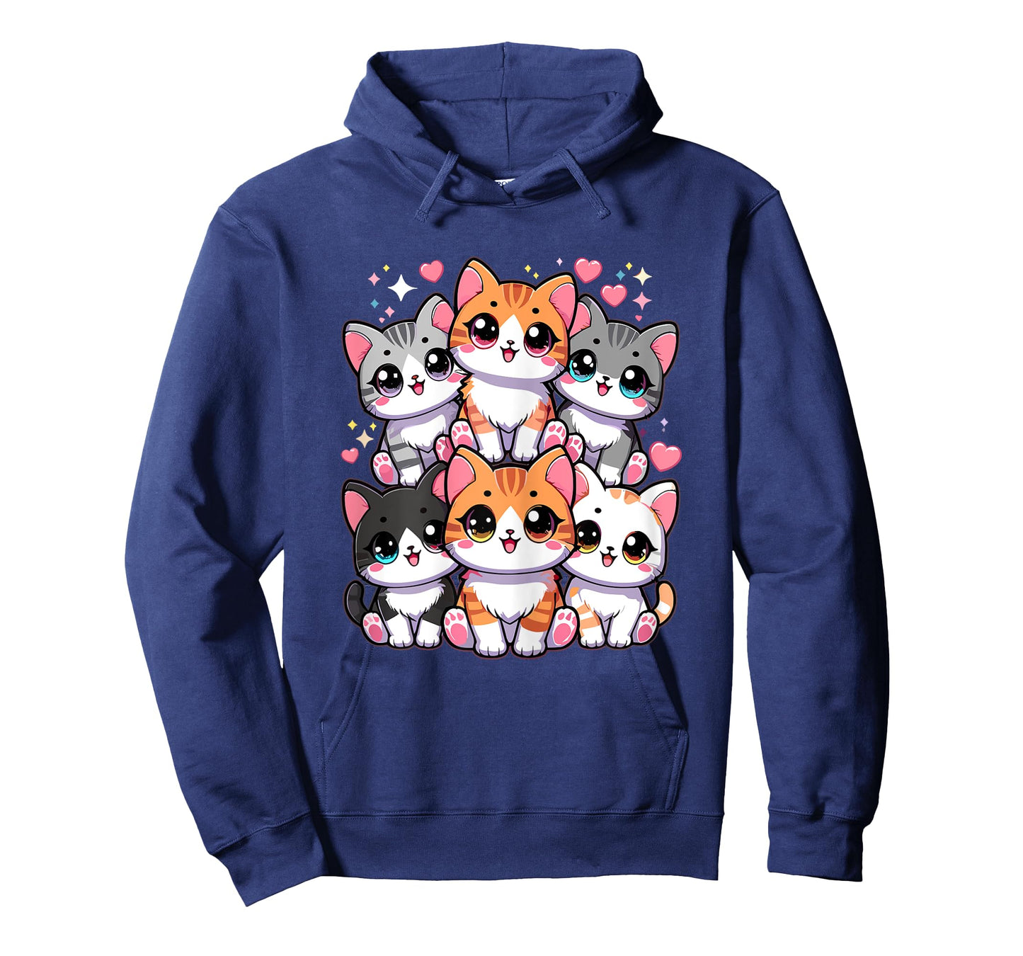 Cats Kawaii Funny Kitten Cat Women Kids T-Shirt