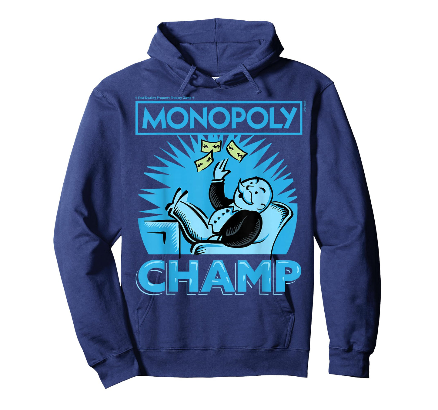 Monopoly Man Champ Money Toss Vintage Logo T-Shirt