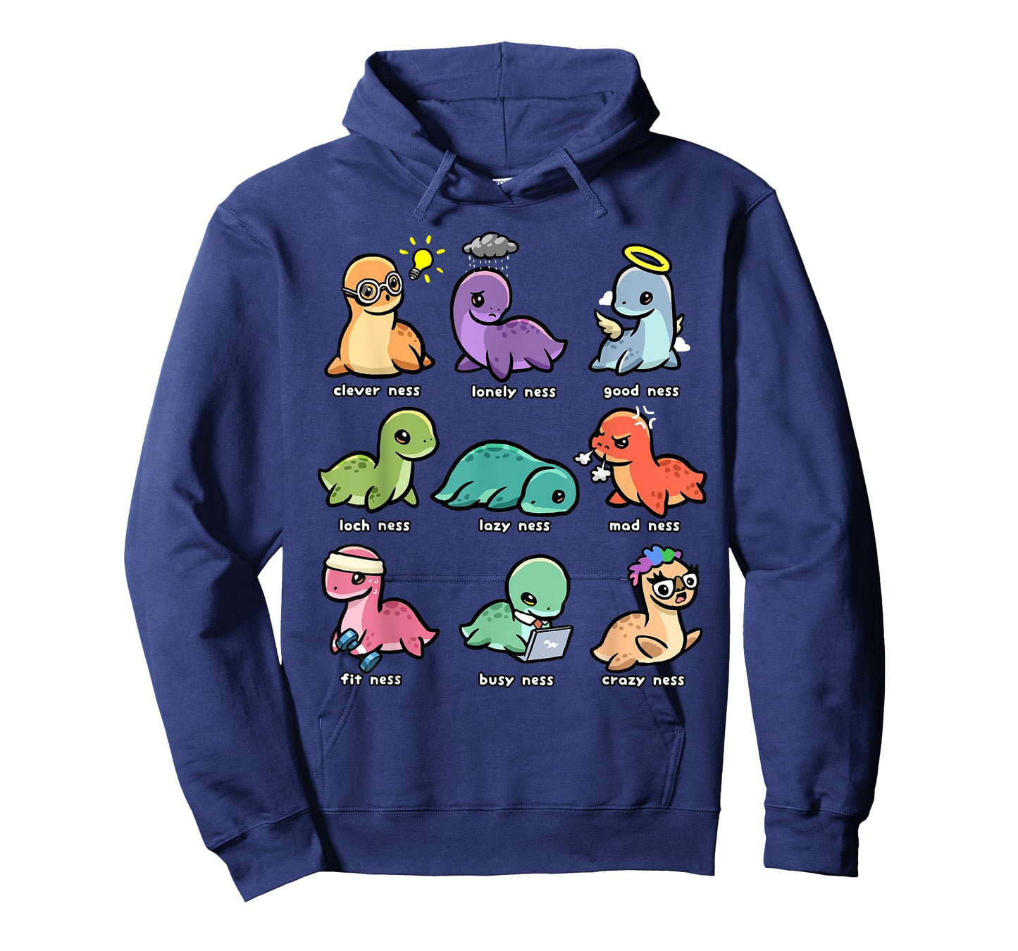 Loch Ness Monster Shirt Funny Types of Ness Cryptid Nessie T-Shirt