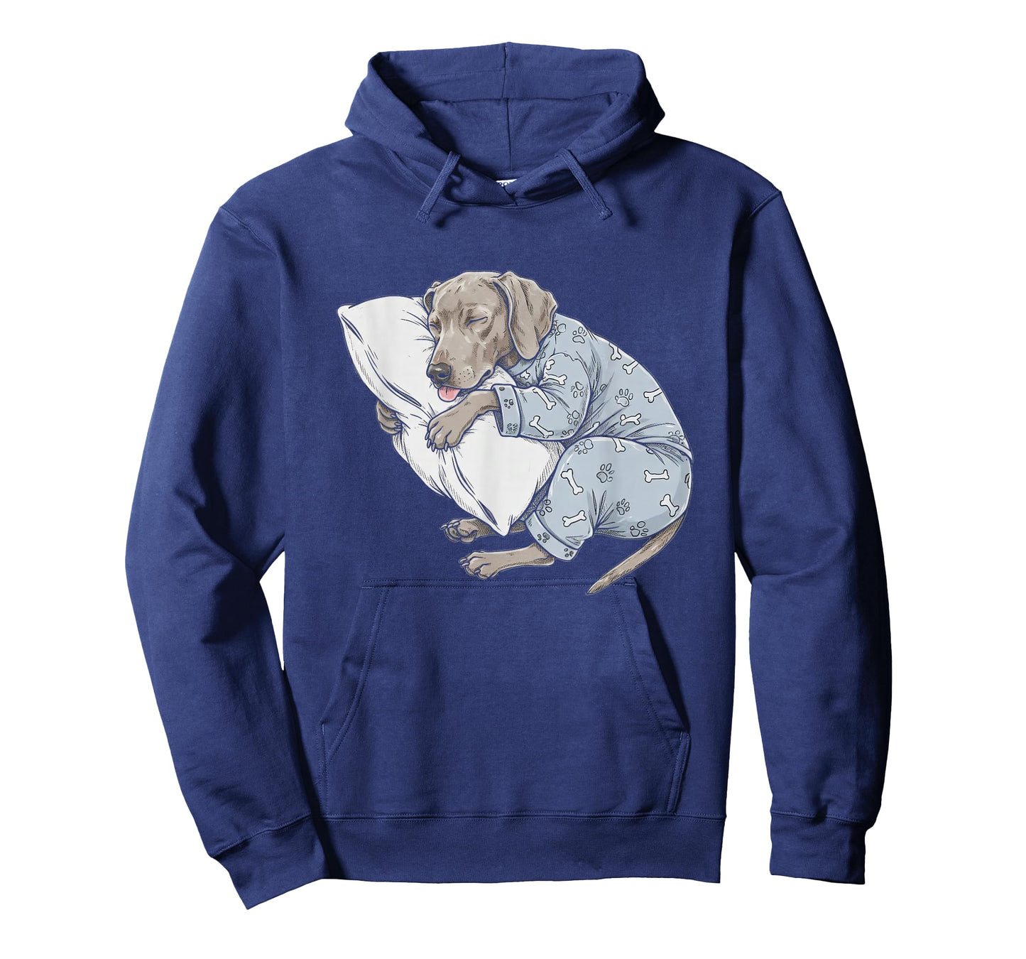 Funny Sleepy Weimaraner Pajama Men Women Kids T-Shirt