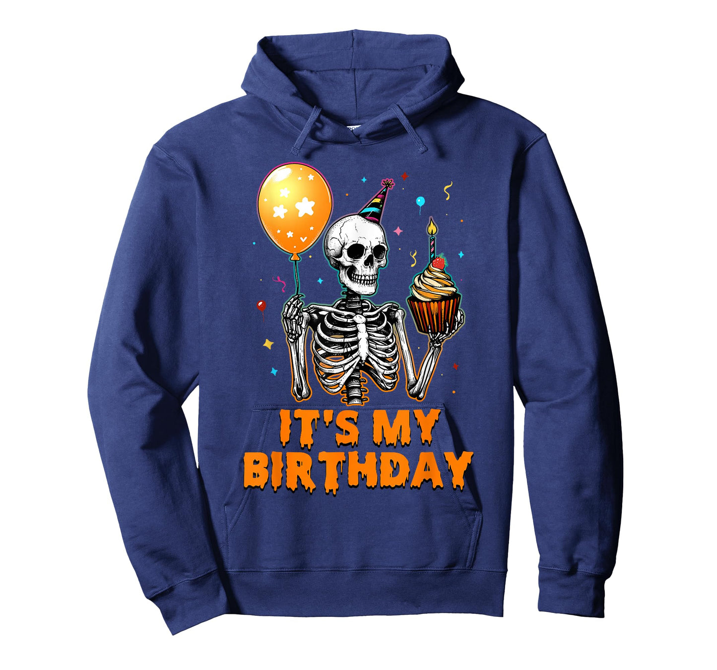 It's My Birthday Skeleton Happy Birthday Halloween T-Shirt