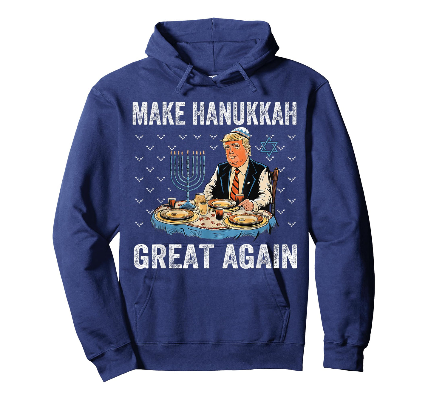 Make Hanukkah Great Again Trump Jewish Ugly Chanukah T-Shirt