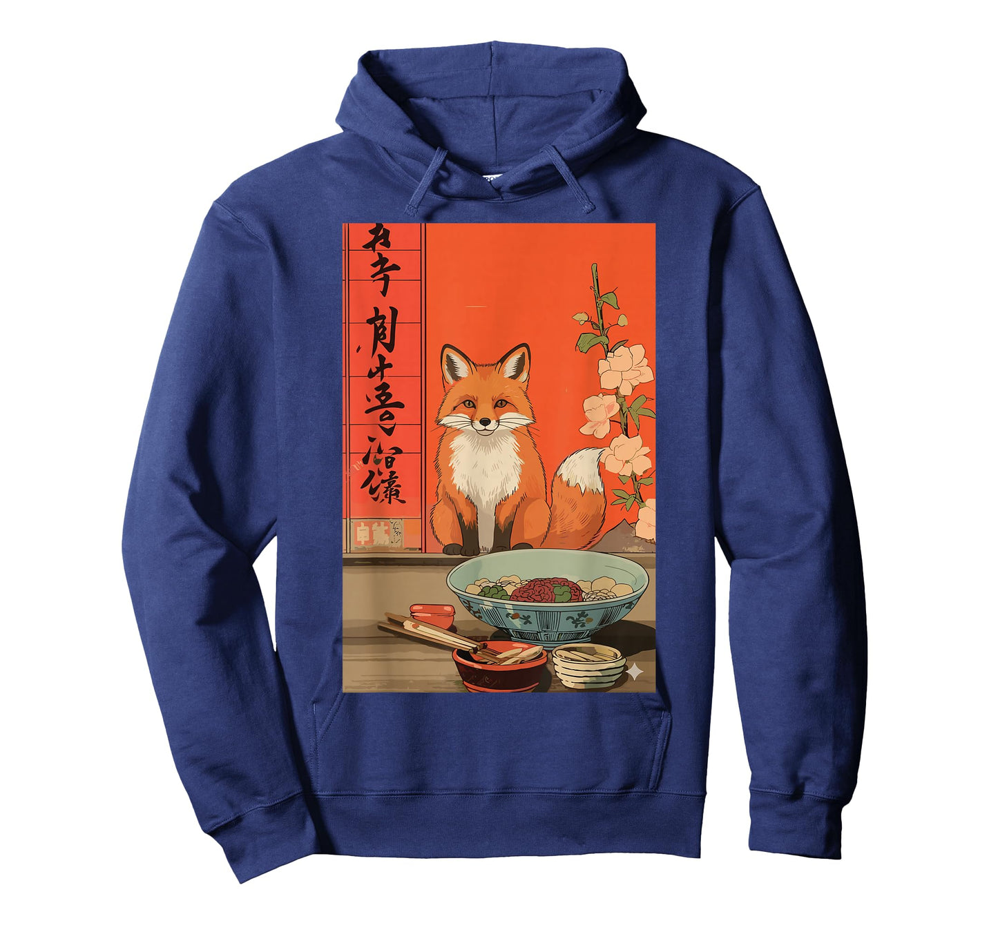 Funny Japanese Fox Ramen Kawaii Animal Anime Art T-Shirt