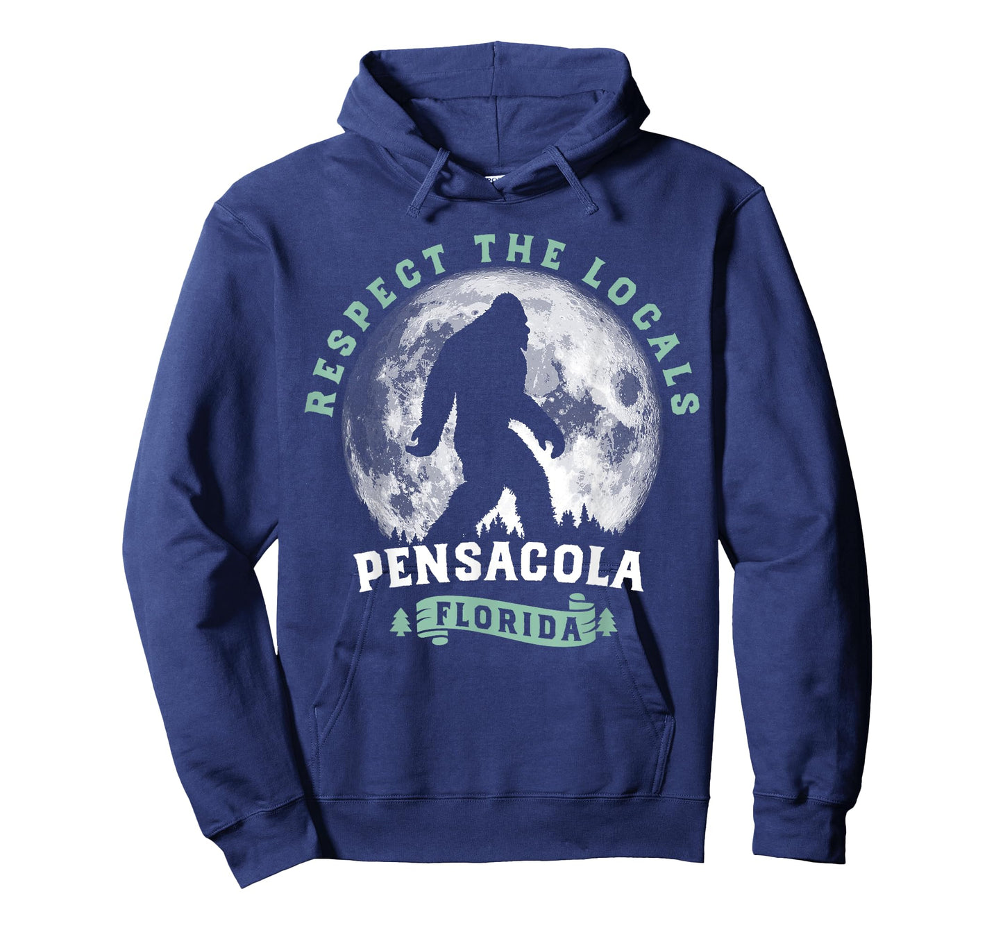 Pensacola Florida Respect the Locals Bigfoot Swamp Ape T-Shirt