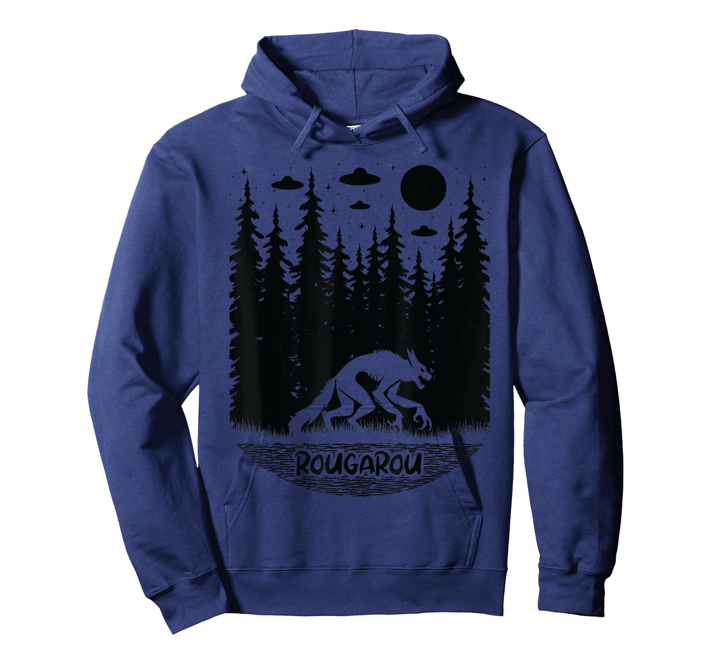 Funny Cryptid Rougarou Ufos Folklore Creature Cryptozoology T-Shirt