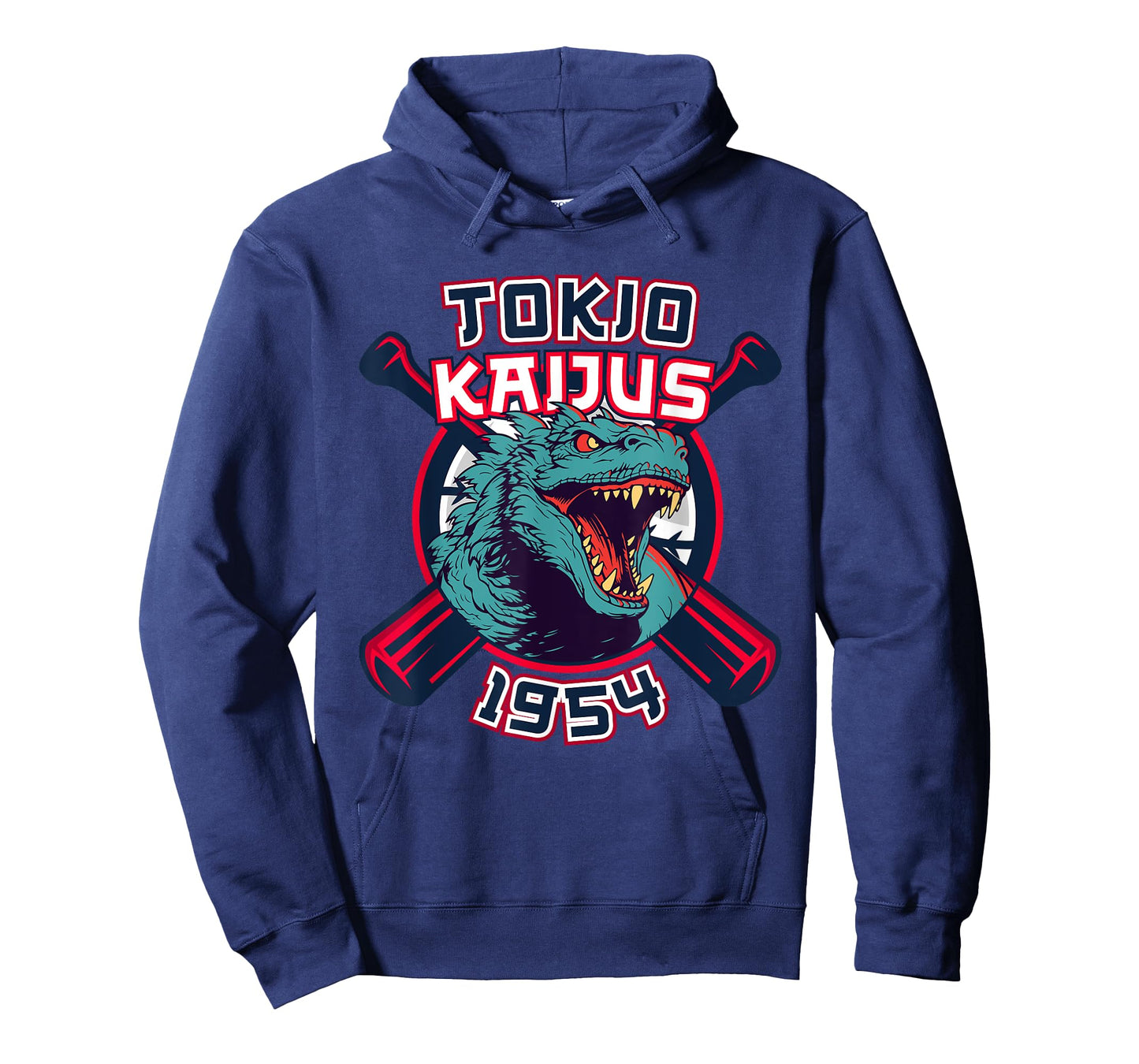 Retro 1954 Baseball Japanese Team Kaijus Fan T-Shirt