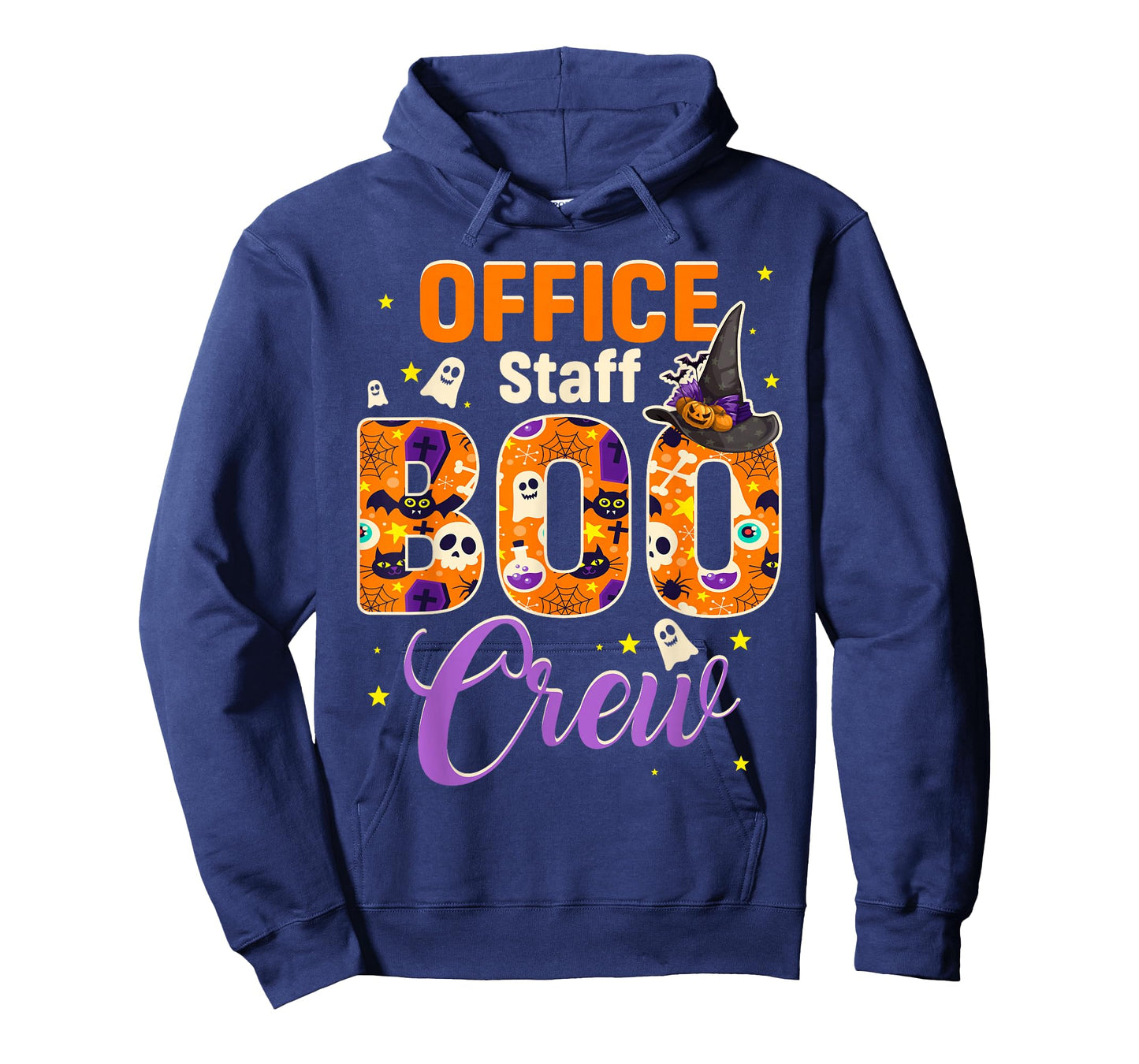 Office Staff Boo Crew Funny Halloween Matching Costume T-Shirt