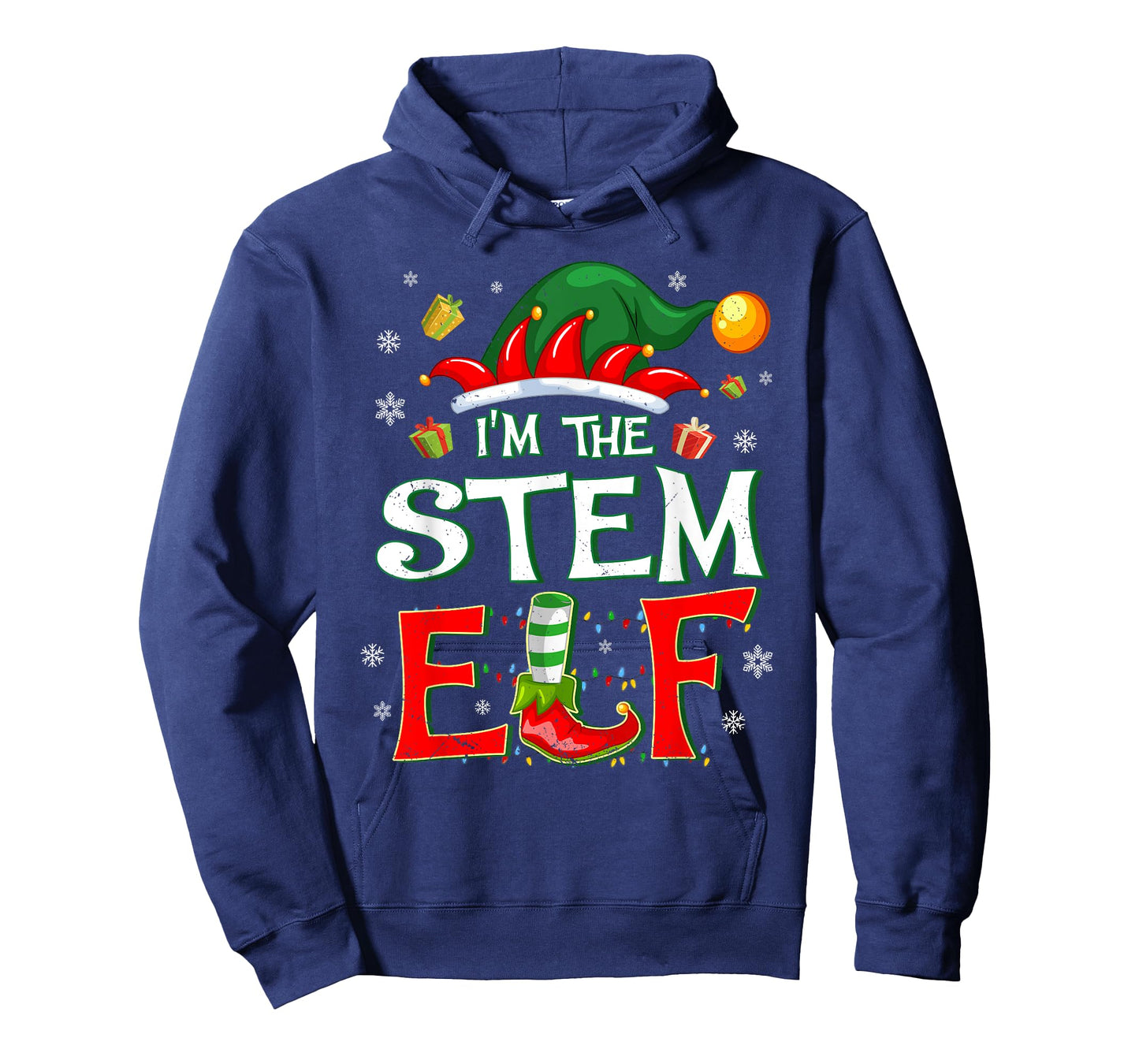 Im The STEM Elf Fun Christmas STEM Teacher Men Women Kids T-Shirt