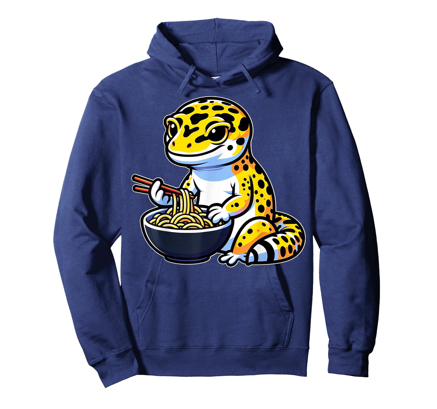Kawaii Leopard Gecko Lover Gifts Leopard Gecko Eating Ramen T-Shirt