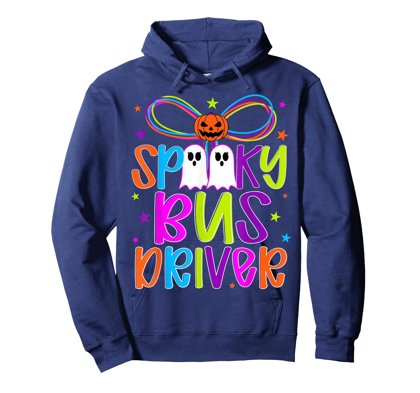Spooky Bus Driver Halloween Bus Driving Preppy T-Shirt