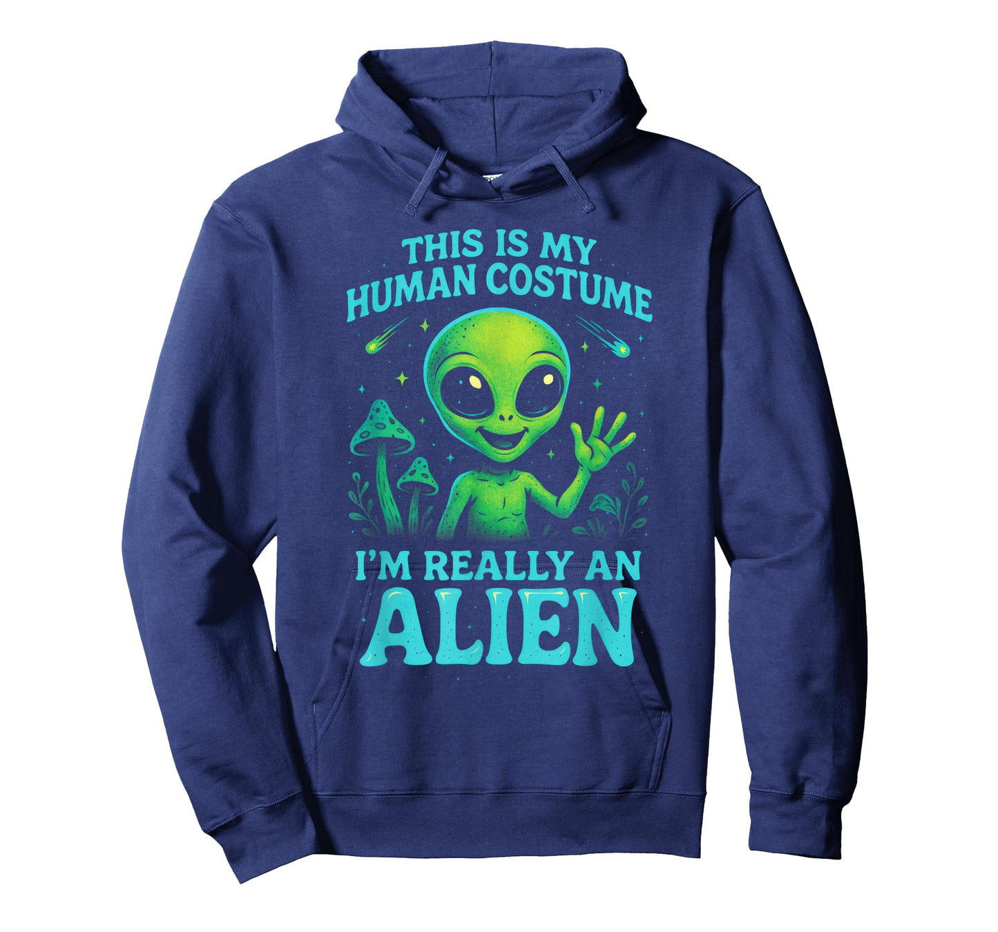 This is My Human Costume - Funny Alien Sci-Fi Humor T-Shirt
