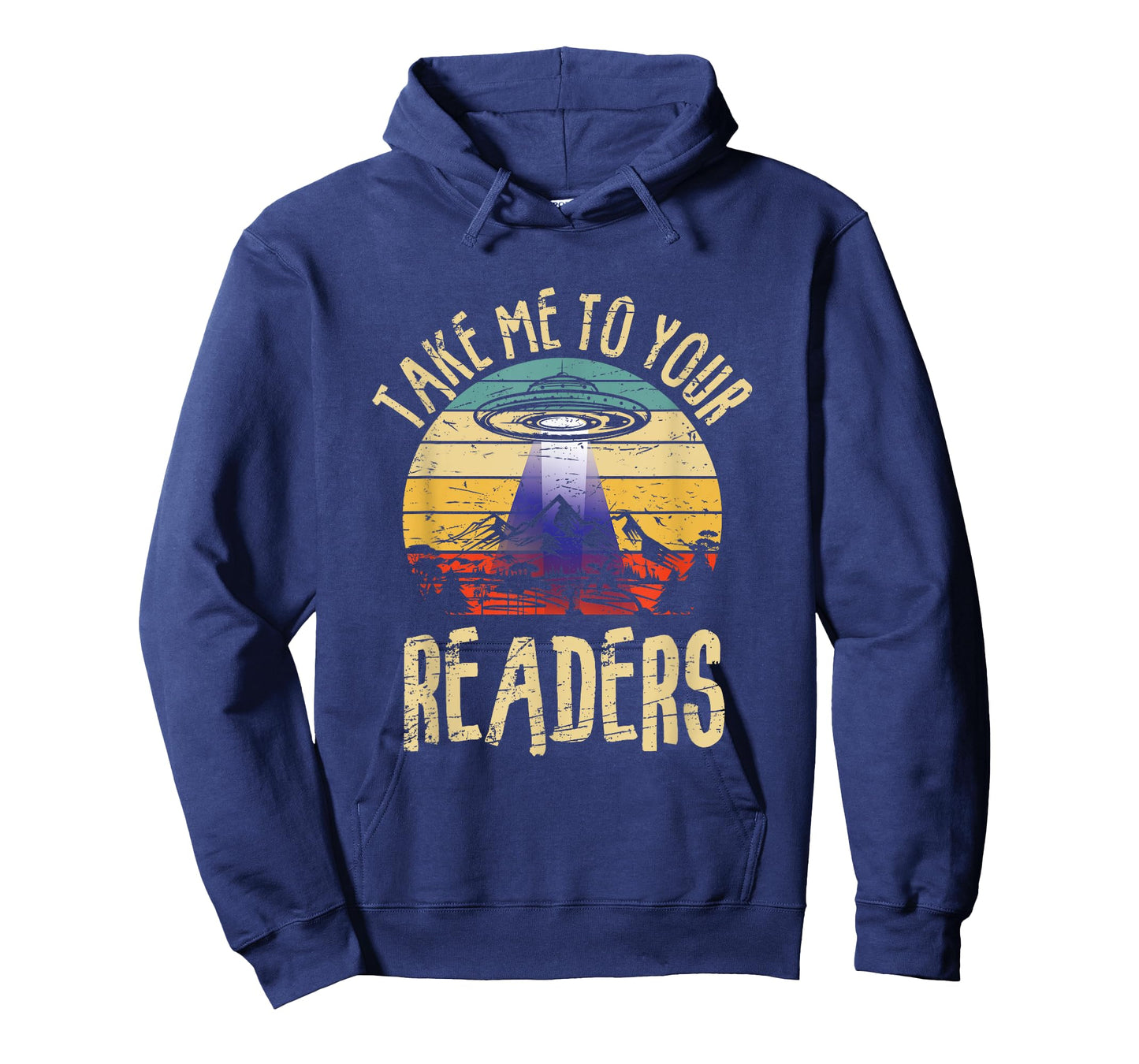 Vintage Take Me To Your Readers English Teacher Alien Space Men Women T-Shirt