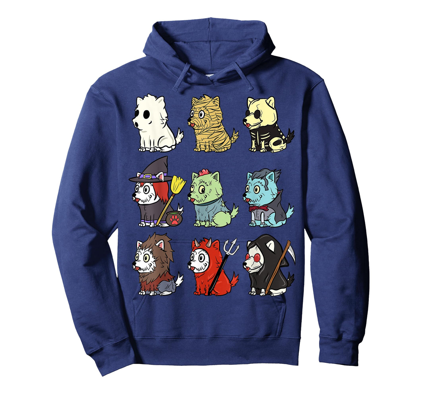 Westie Scary Costumes Halloween T-Shirt Funny Dog Shirt