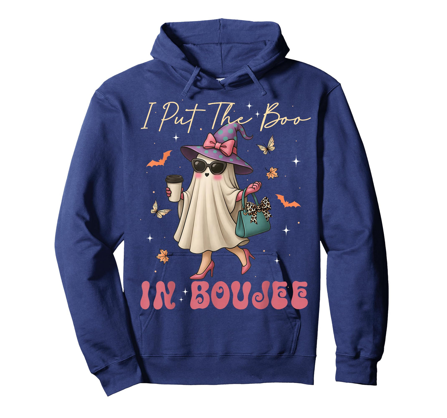 Spooky Ghost I Put The Boo In Boujee Boo-Jie Halloween Party T-Shirt