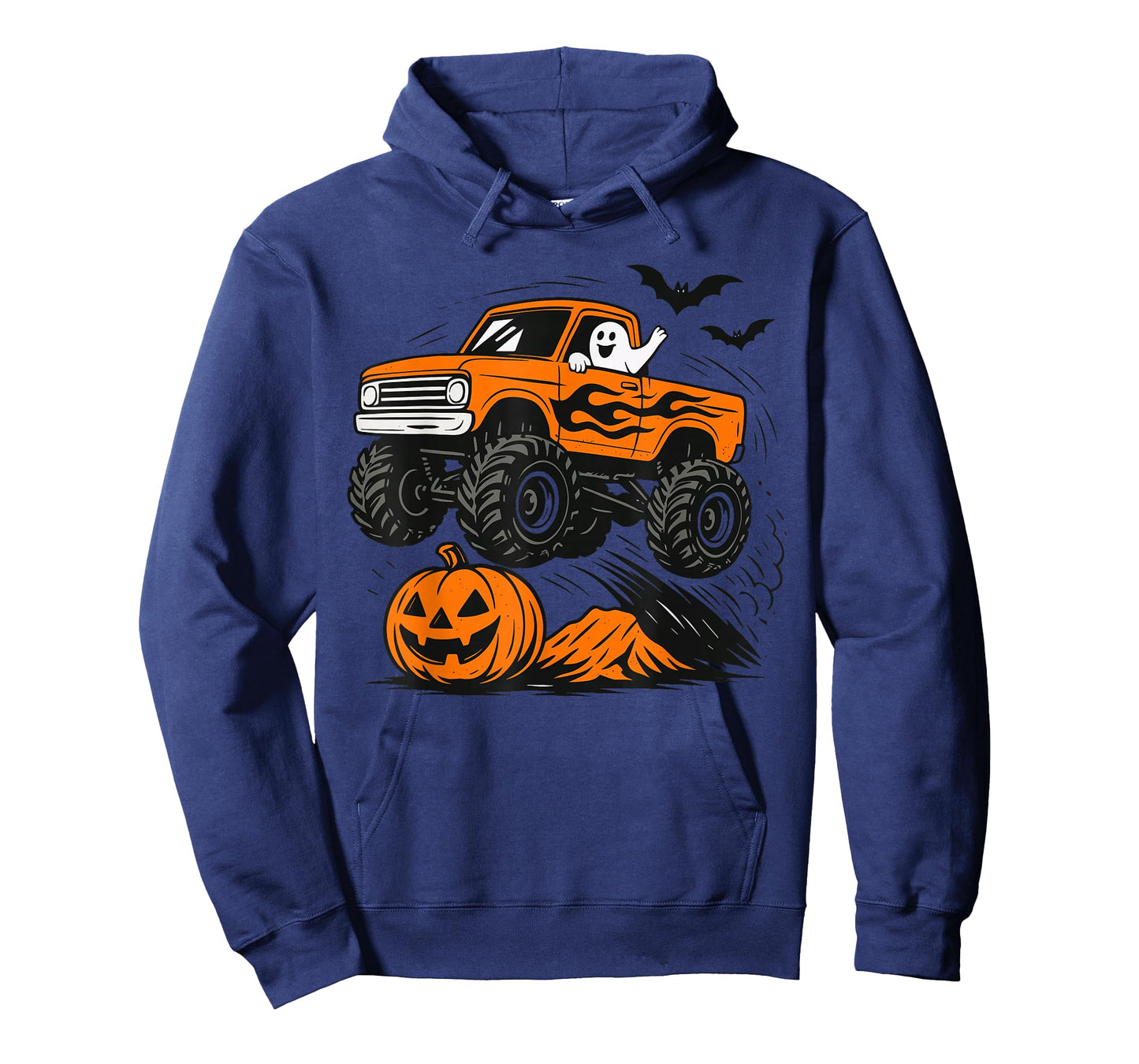 Ghost Monster Truck Costume For Kids, Cute Halloween T-Shirt