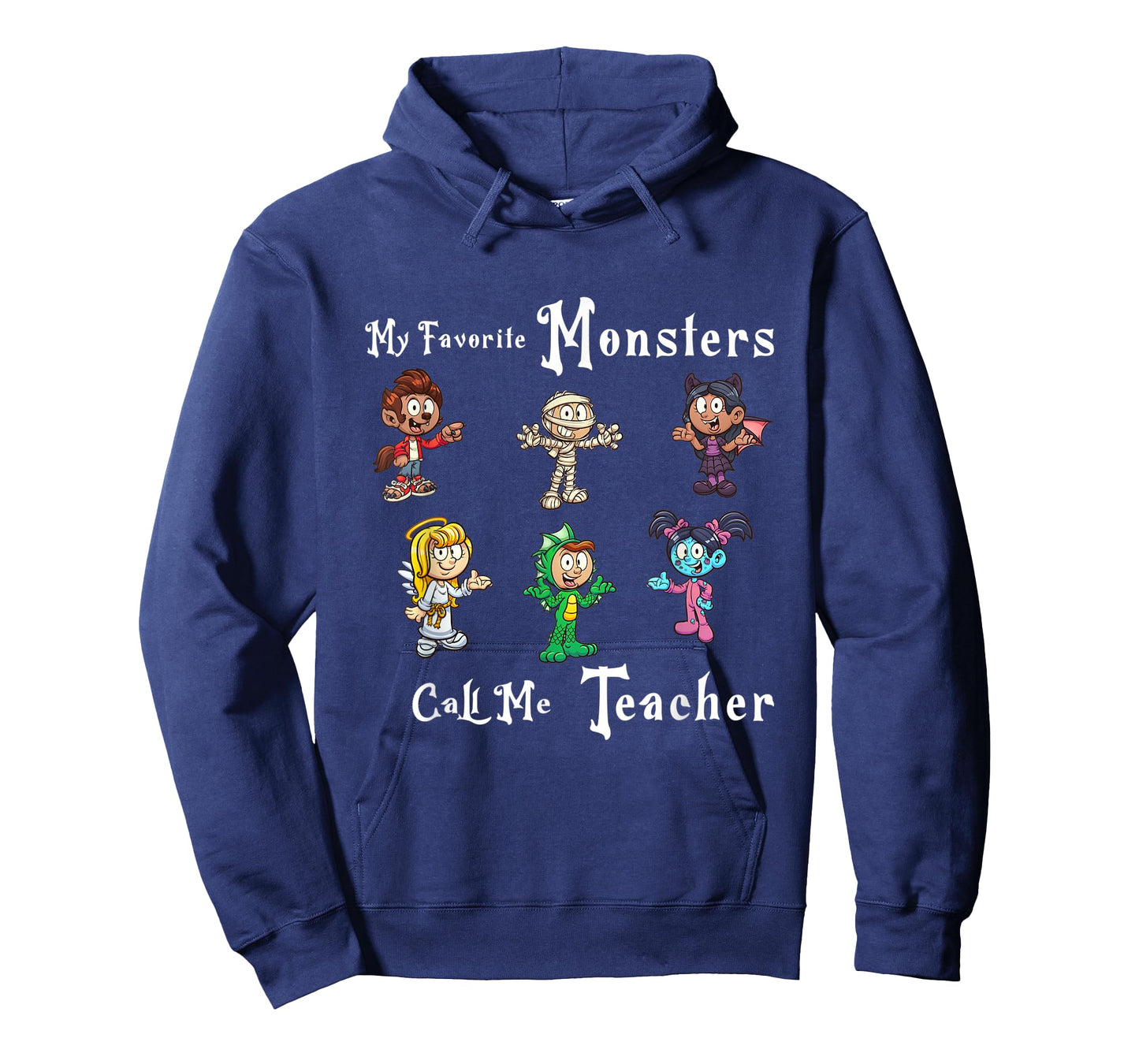 My Favorite Monsters Call Me Teacher Thank Mummy Vampire Bat T-Shirt