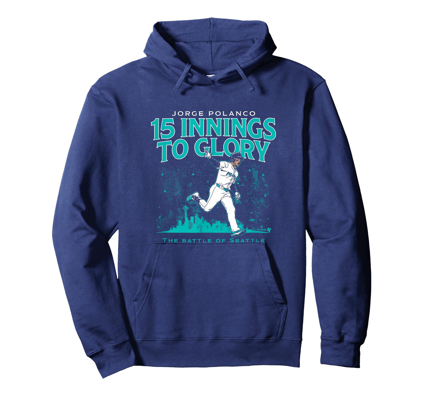 Jorge Polanco - 15 Innings to Glory - Seattle Baseball T-Shirt