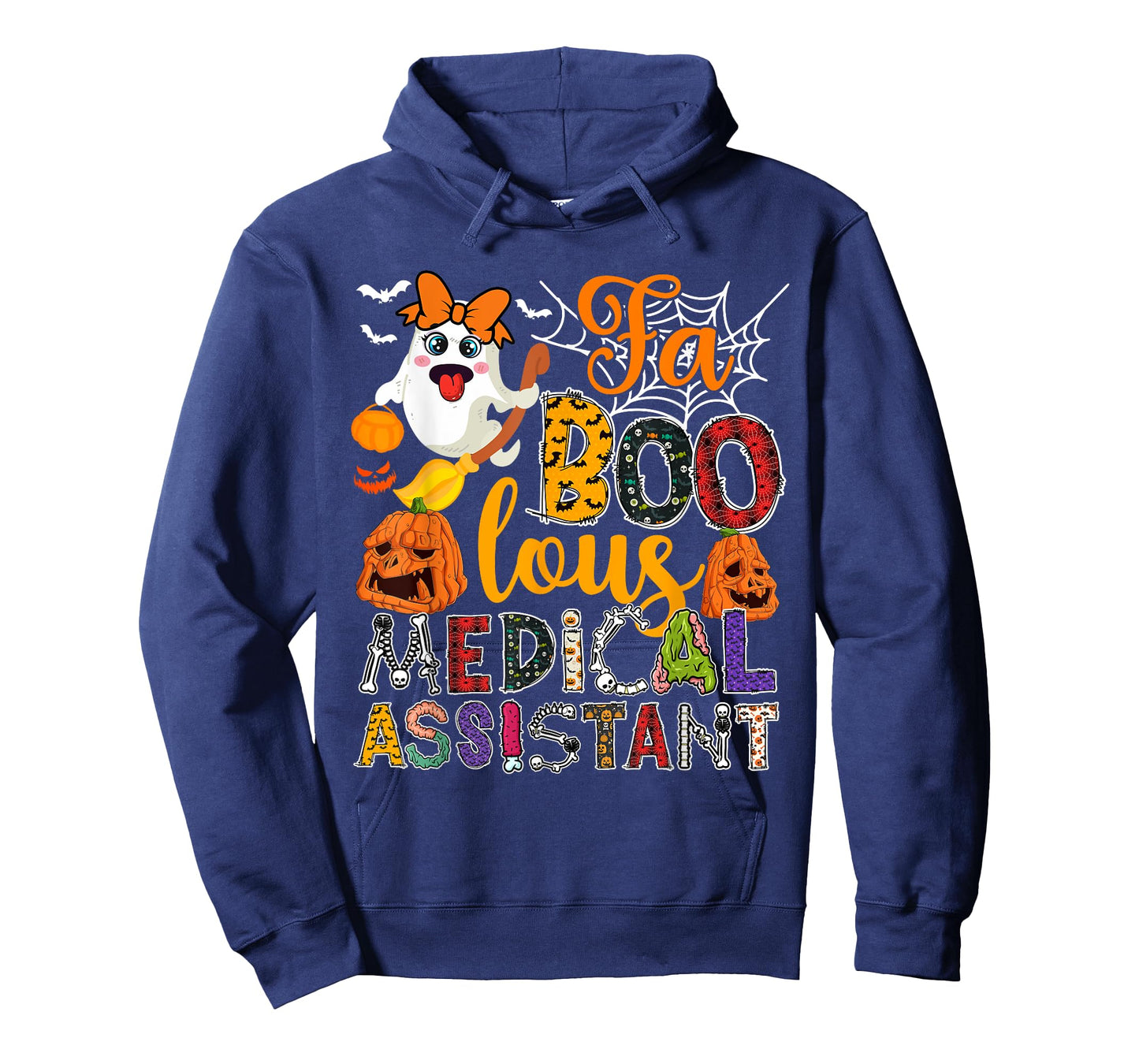 Fa Boo-Lous Medical Assistant Halloween Ghosts Scary Pumpkin T-Shirt