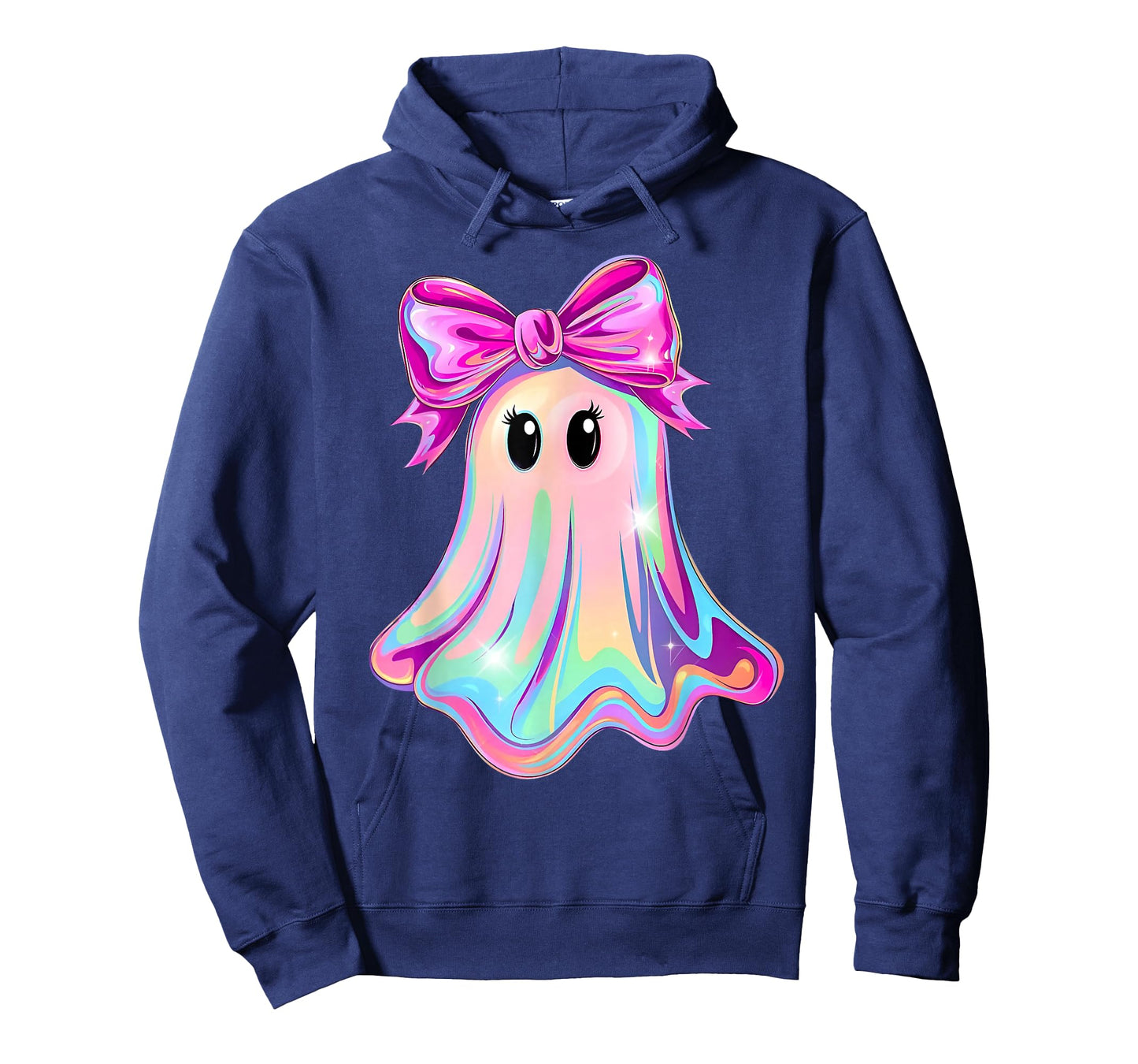 Funny Ghost Coquette Bow Spooky Season Halloween Tie Dye T-Shirt