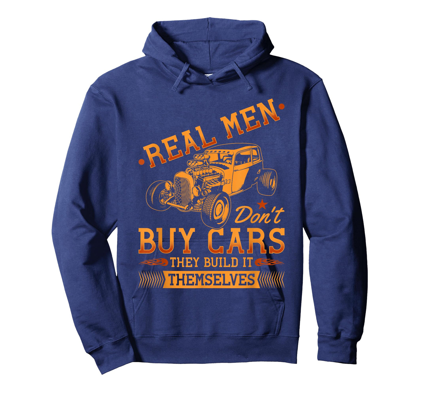 Hot Rod Rusty Car, Real Men Dont Buy Cars, Vintage Rat Rod T-Shirt