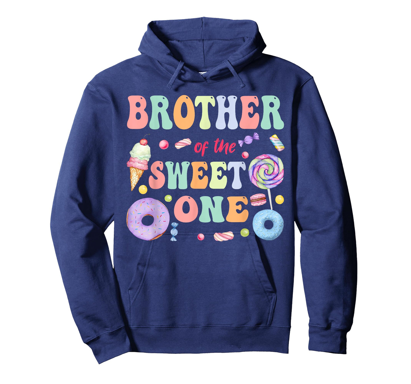 Brother of The Sweet One Lollipop Candy Birthday Party T-Shirt