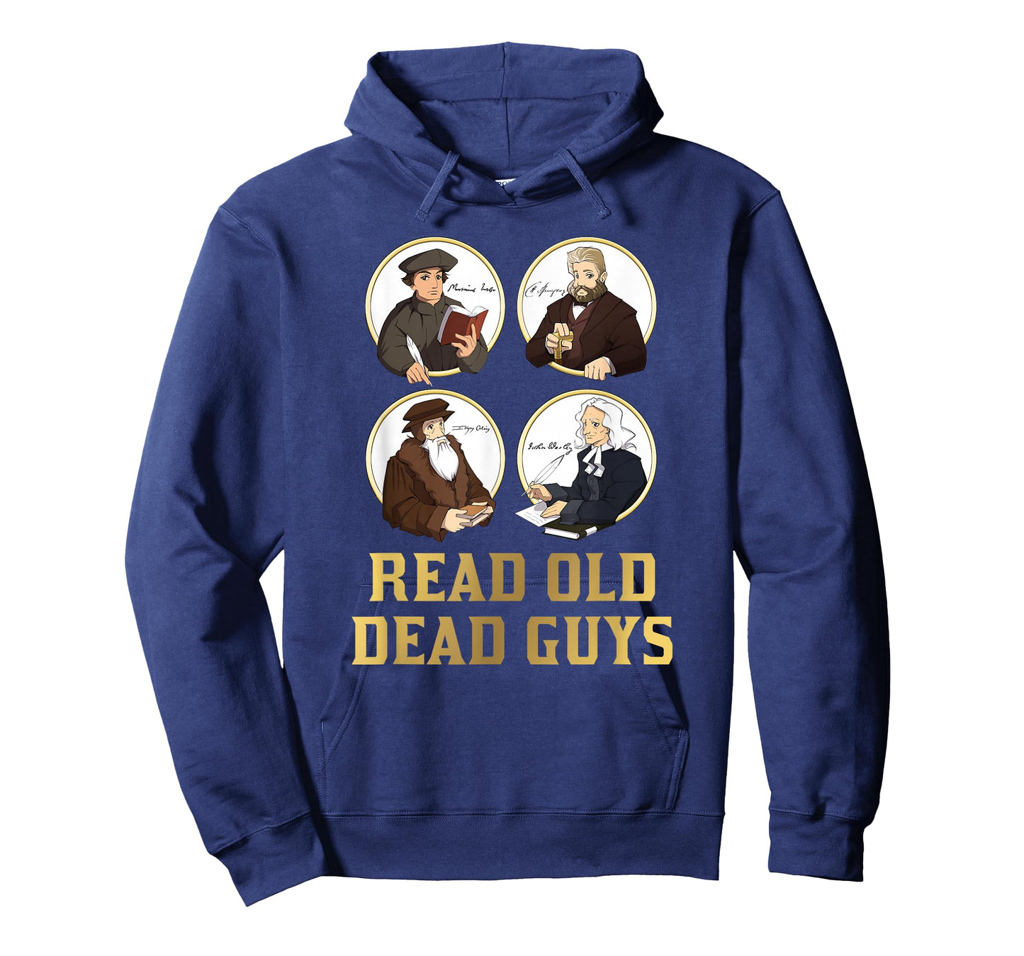 Read Old Dead Guys - funny Spurgeon, Calvin, Luther gift T-Shirt
