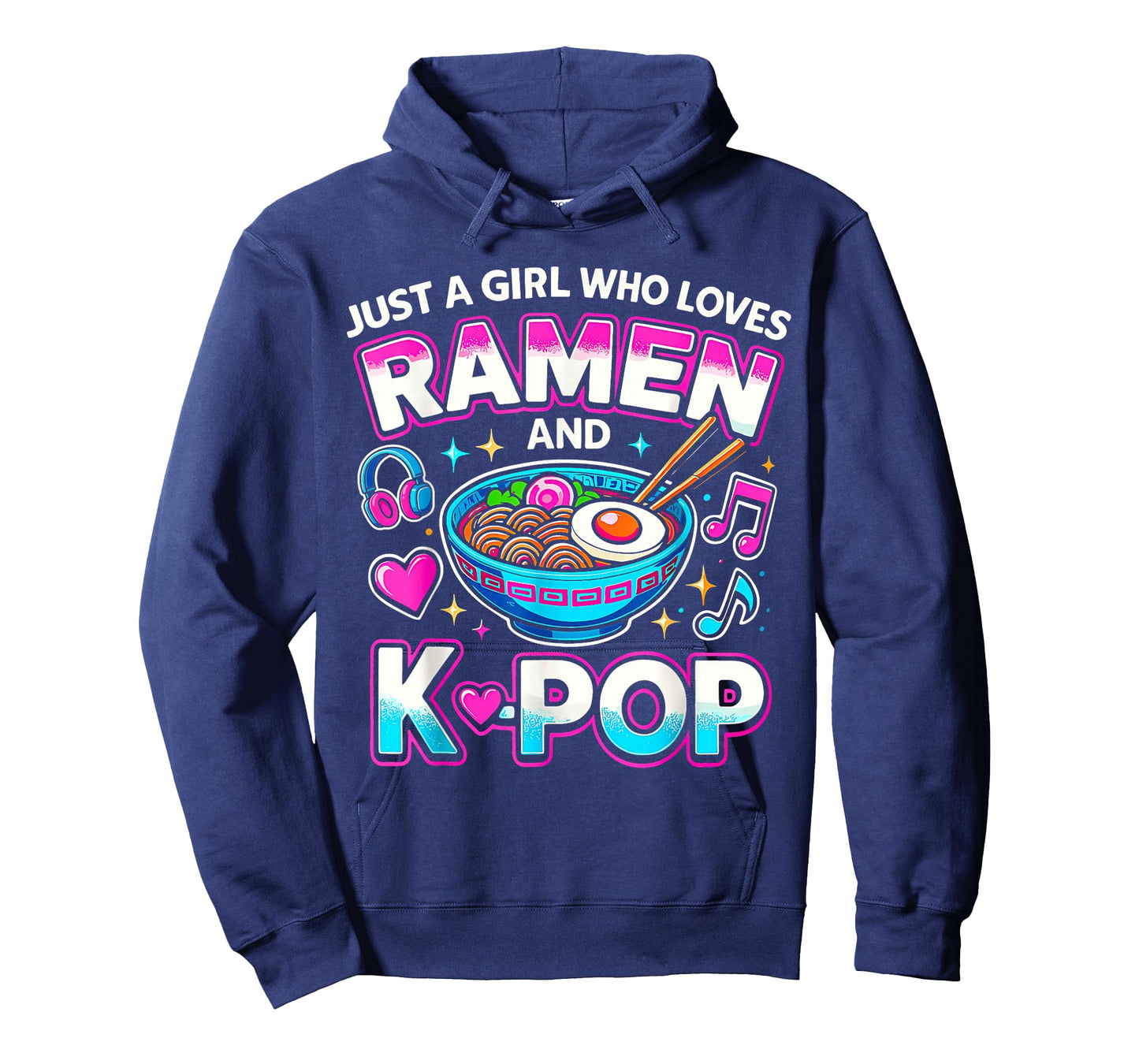 Just A Girl Who Loves Anime Ramen and K-pop T-Shirt