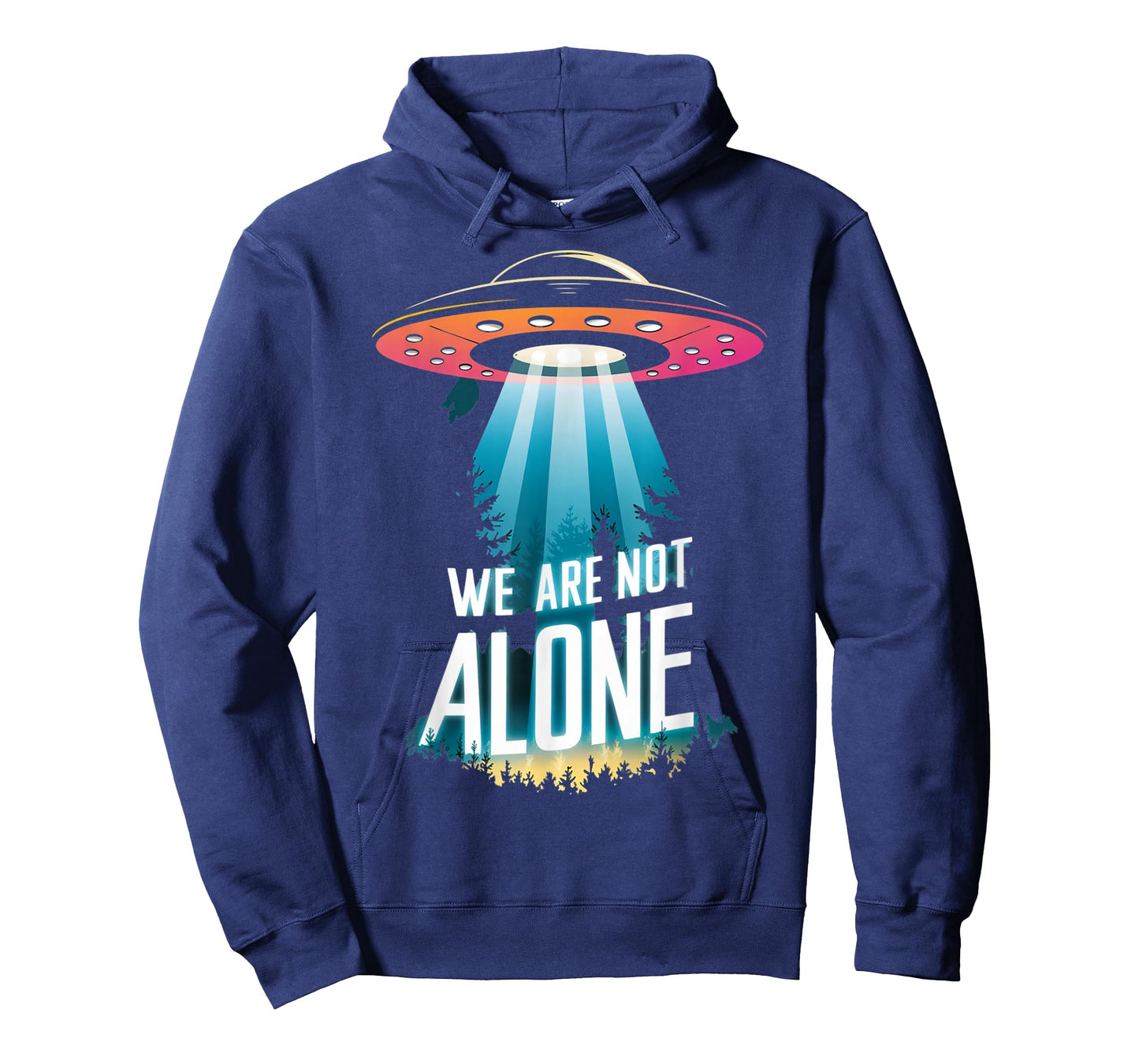UFO "We Are Not Alone" Design T-Shirt