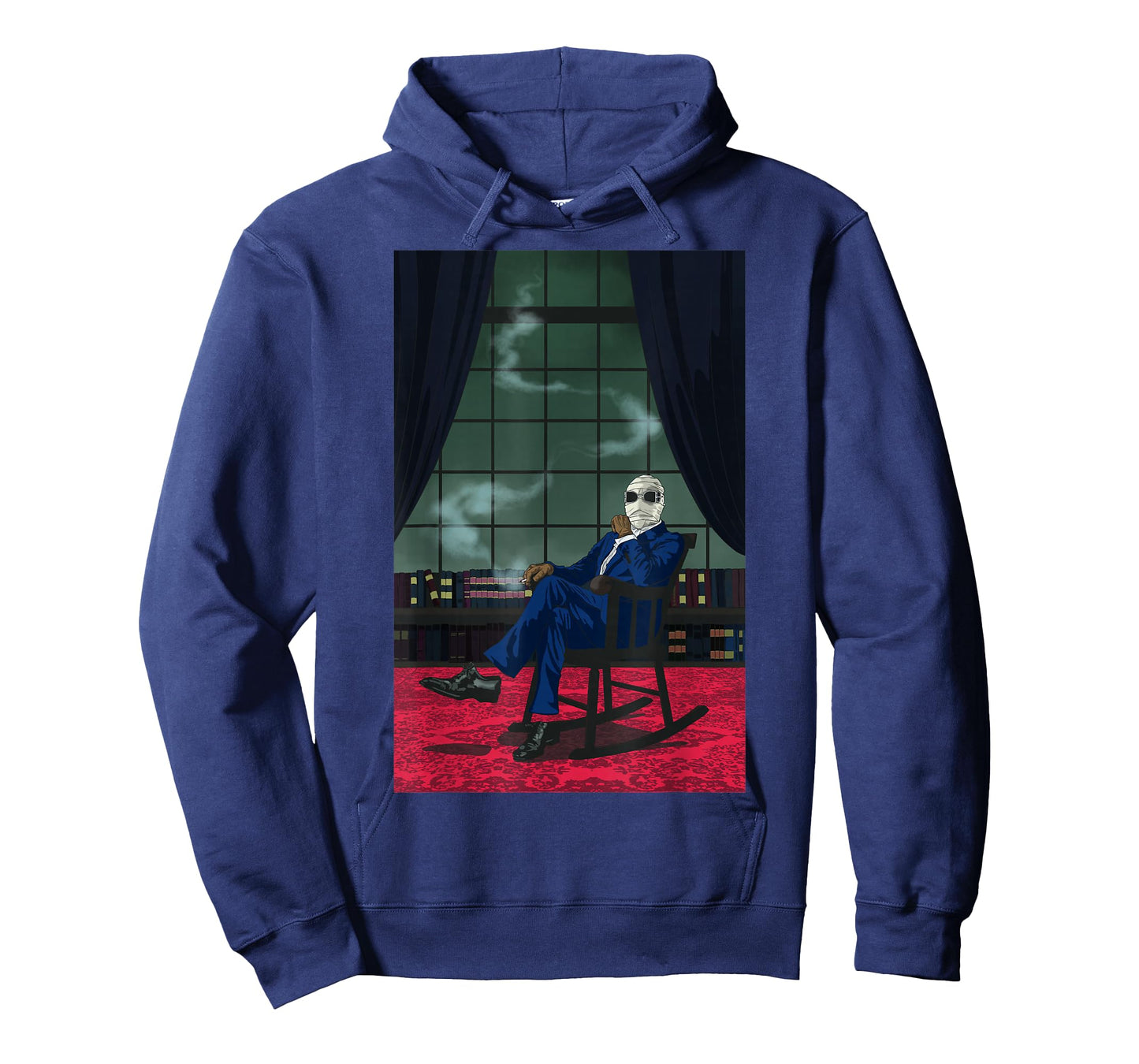Universal Monsters Invisible Man Chair Portrait T-Shirt