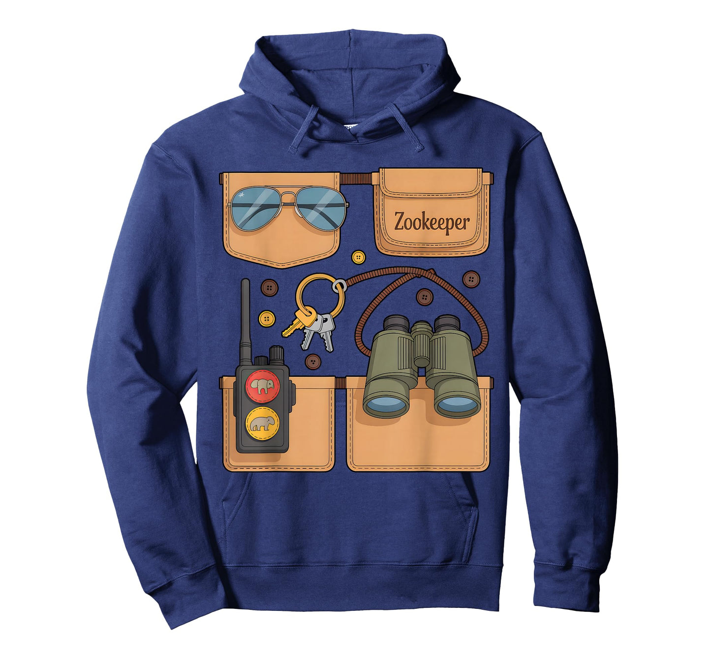 Zoo Keeper Costume Funny Halloween Boys Girls Zookeeper T-Shirt