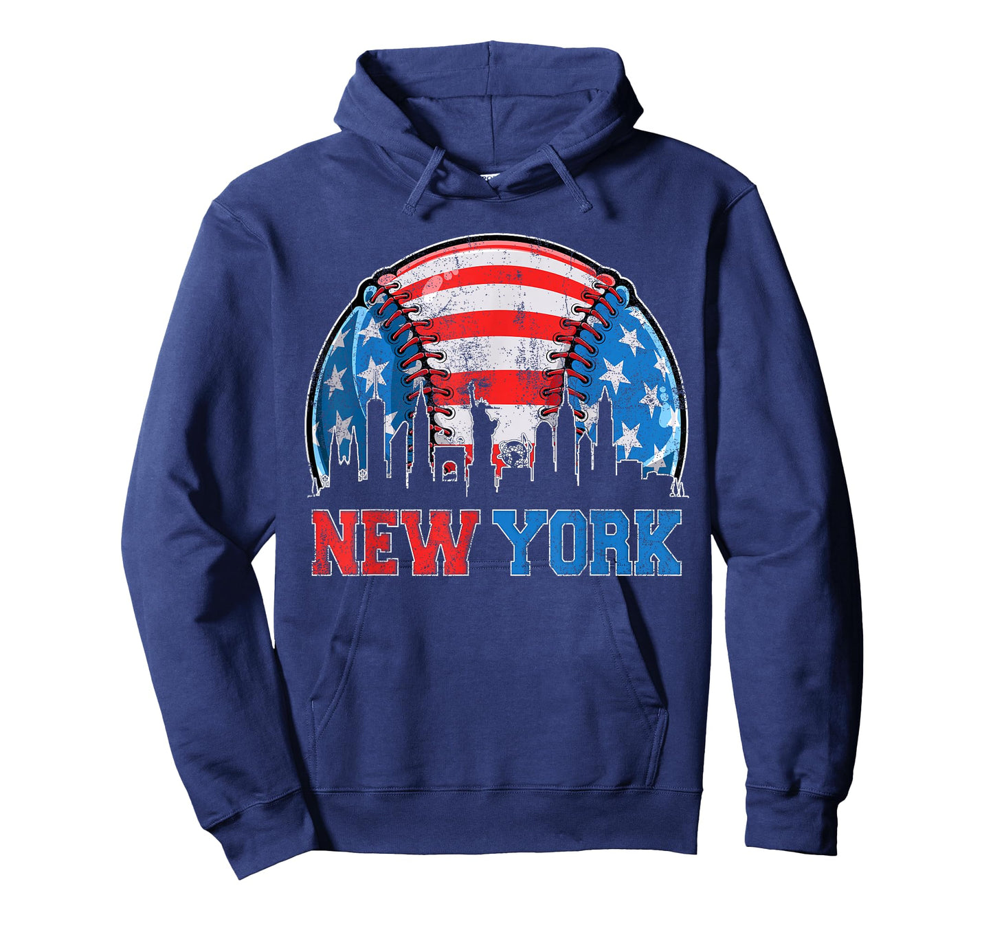 New York NY Skyline Baseball Vintage Met At Gameday T-Shirt