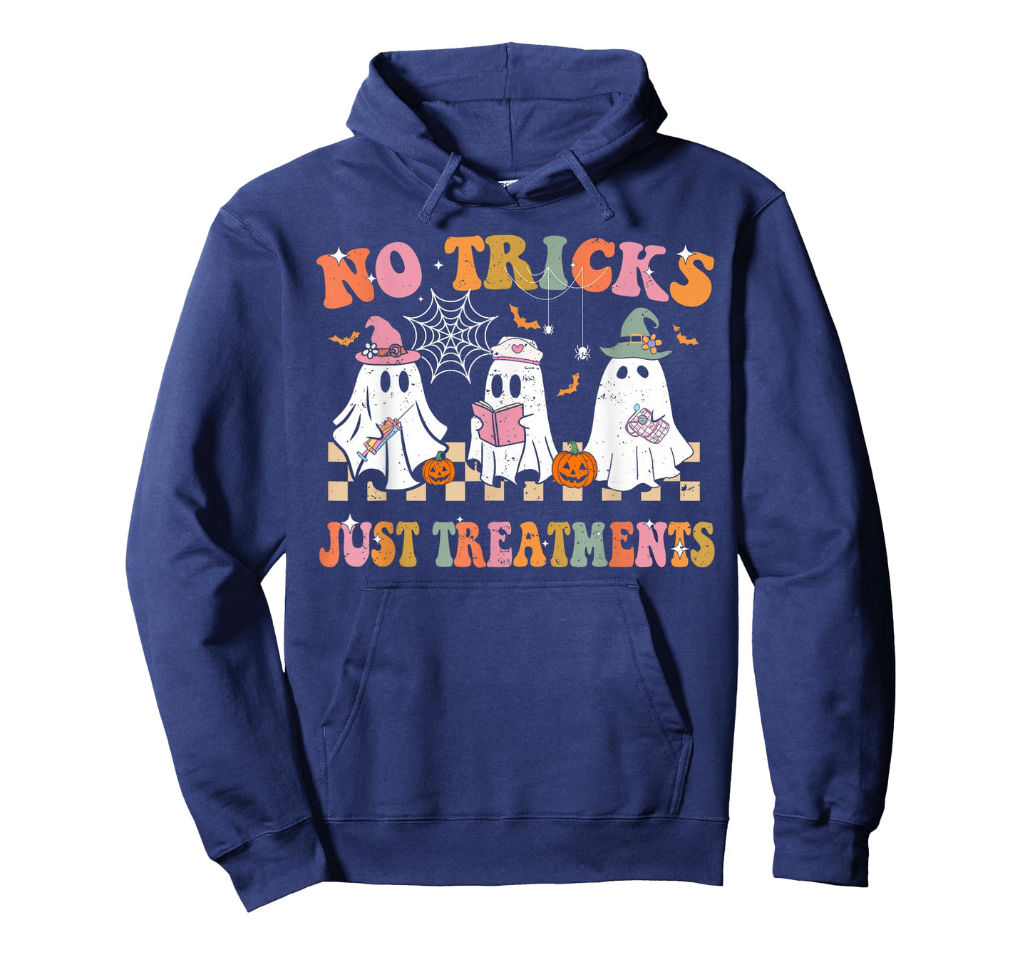 Funny Nurse Ghost for Scrub Life & Nursing Halloween Lovers T-Shirt