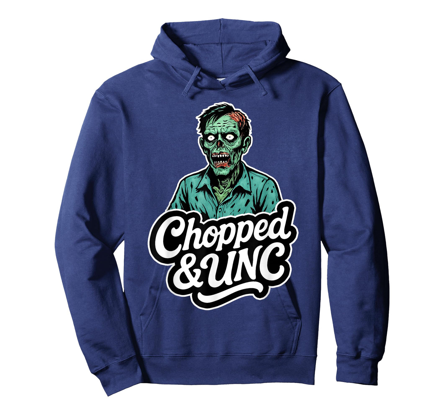 Funny Chopped and UNC Halloween Zombie Teen Slang No Rizz. T-Shirt